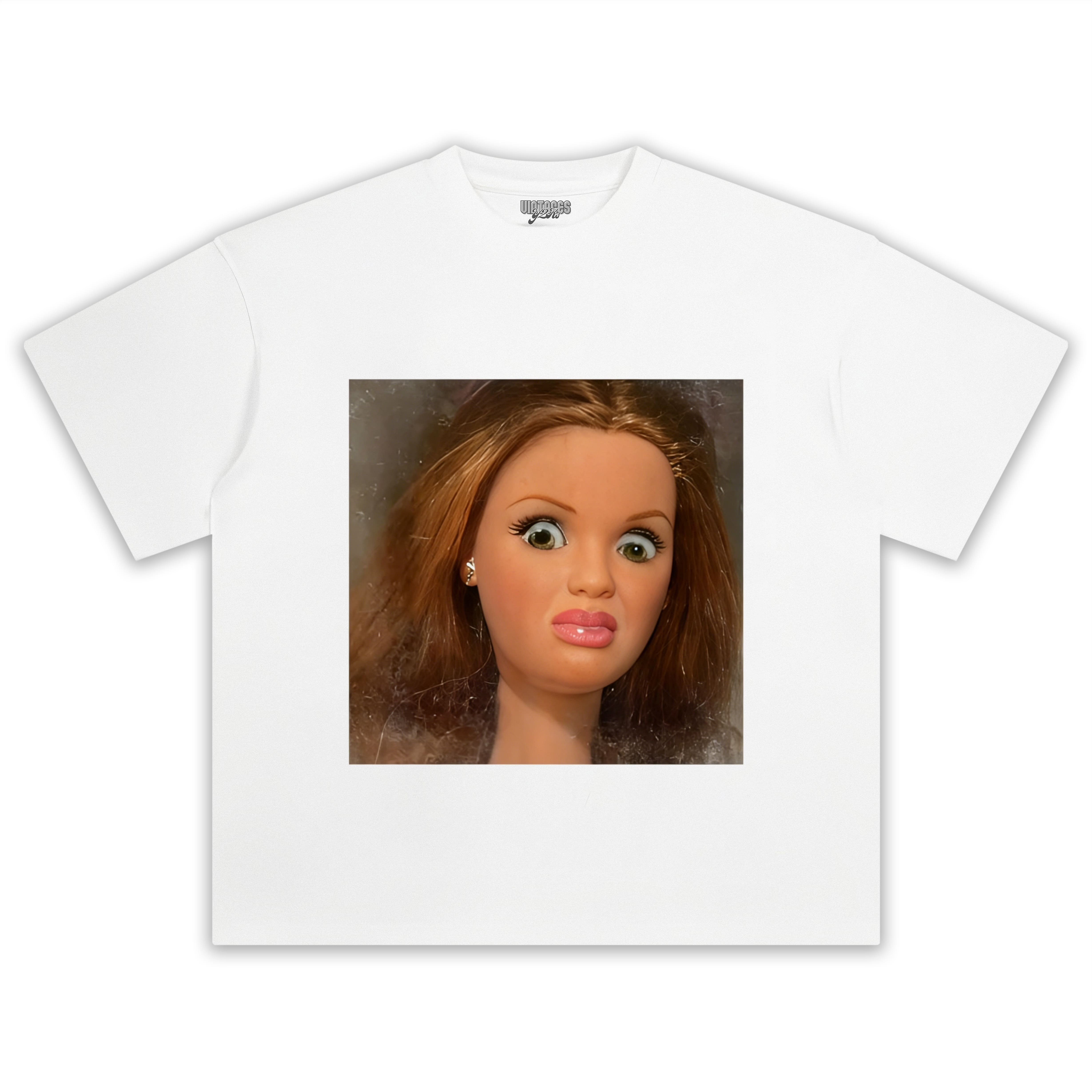 FUNNY DOLL FACE MEME TANK TOP & TEE & LONG SLEEVE & LAYERED LS & HOODIE