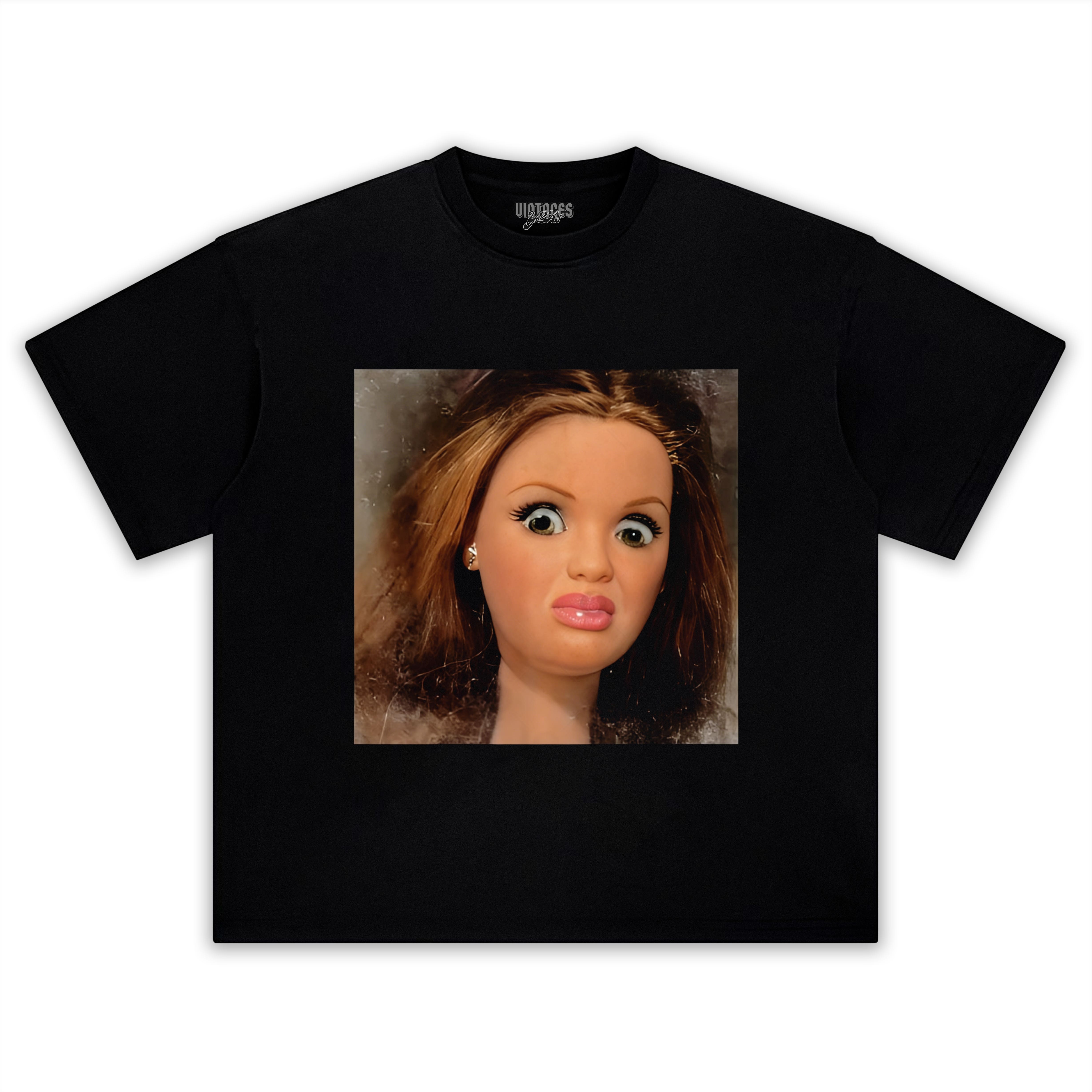FUNNY DOLL FACE MEME TANK TOP & TEE & LONG SLEEVE & LAYERED LS & HOODIE