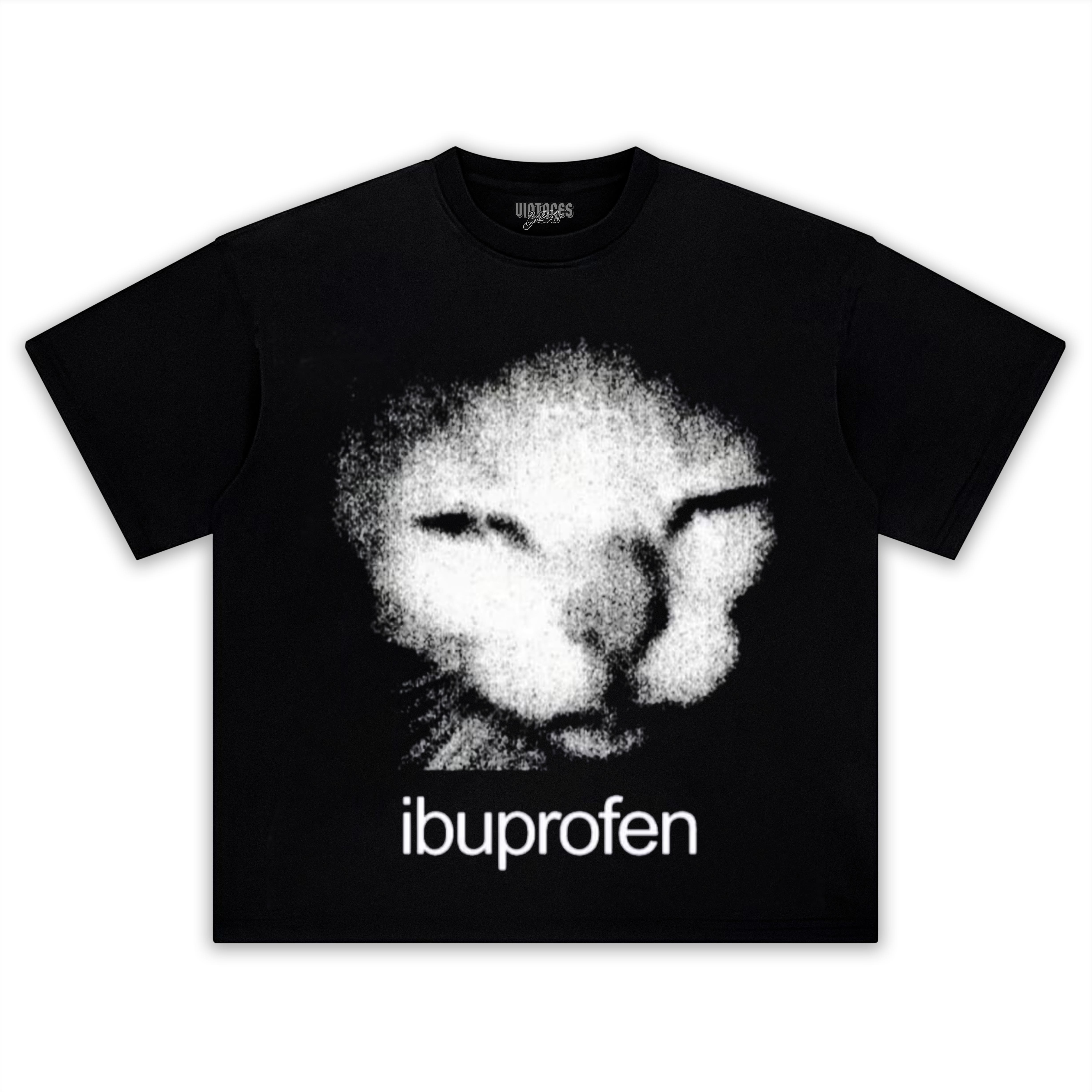 FUNNY IBUPROFEN CAT MEME TEE & LS & HOODIE