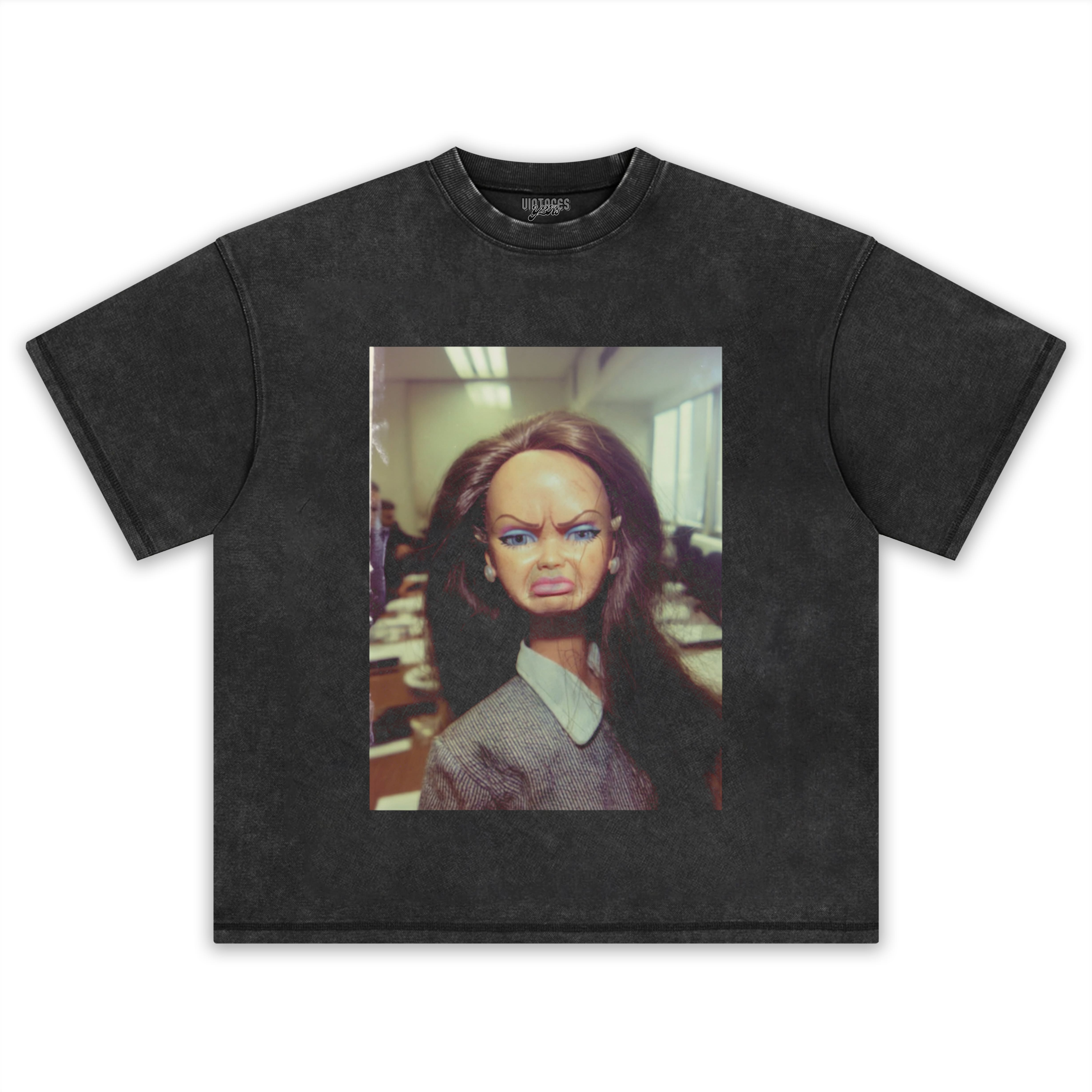 FUNNY OFFICE GIRLS FACE MEME TANK TOP & TEE & LONG SLEEVE & LAYERED LS & HOODIE