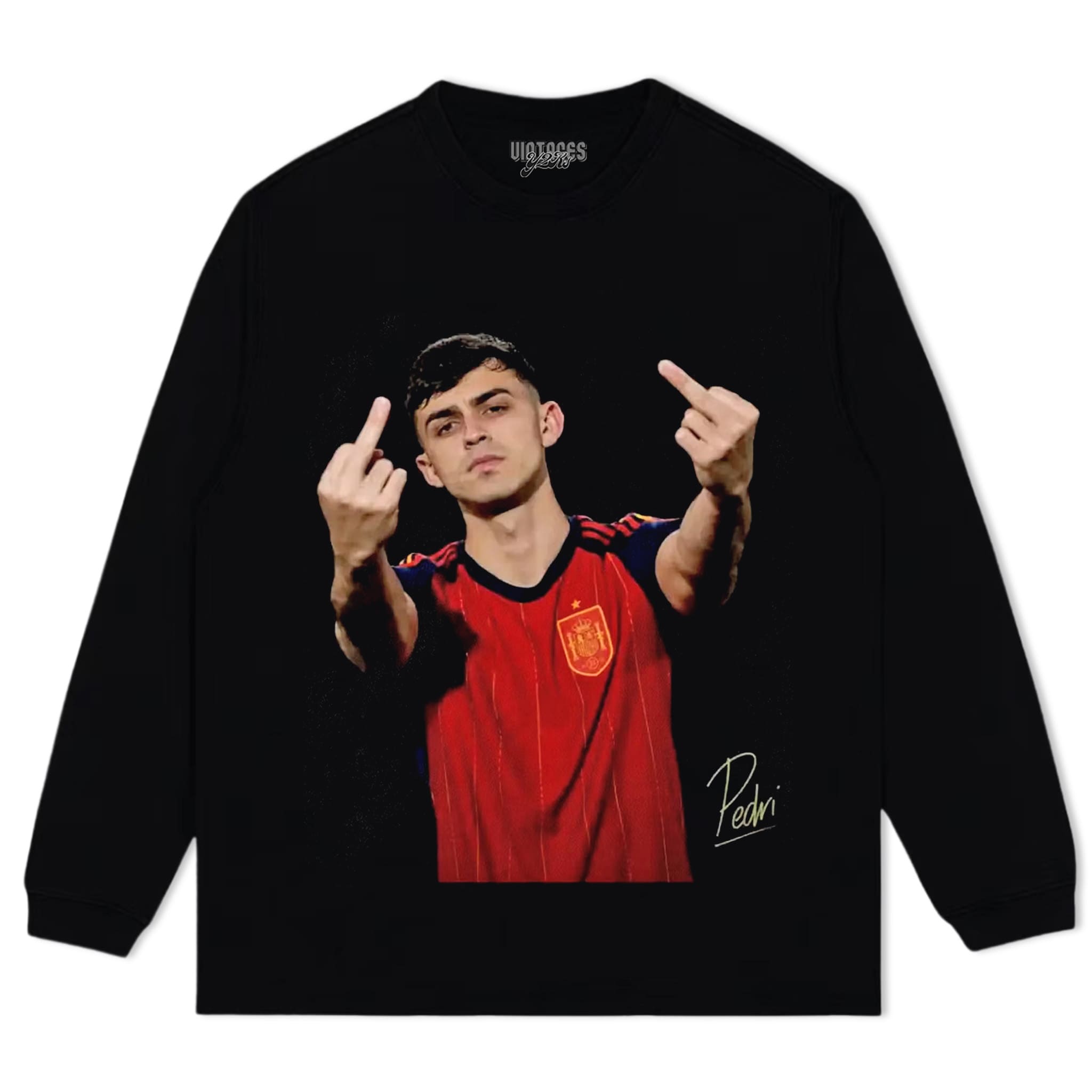 FUNNY SPAIN PEDRI 2026 TANK TOP & TEE & LONG SLEEVE & LAYERED LS & HOODI