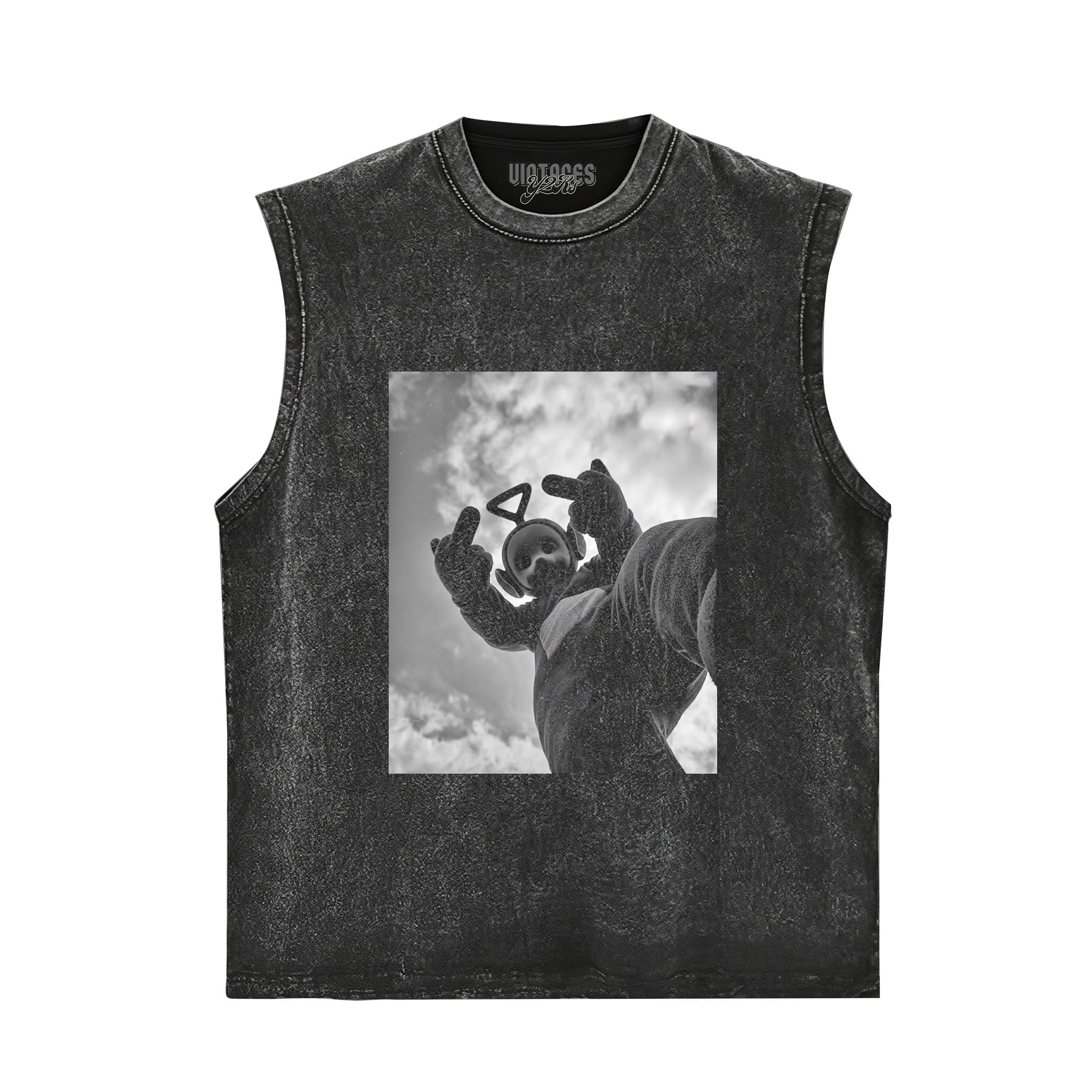 FUNNY TELETUBBIES MIDDLE FINGER TANK TOP & TEE & LONG SLEEVE & LAYERED LS & HOODIE