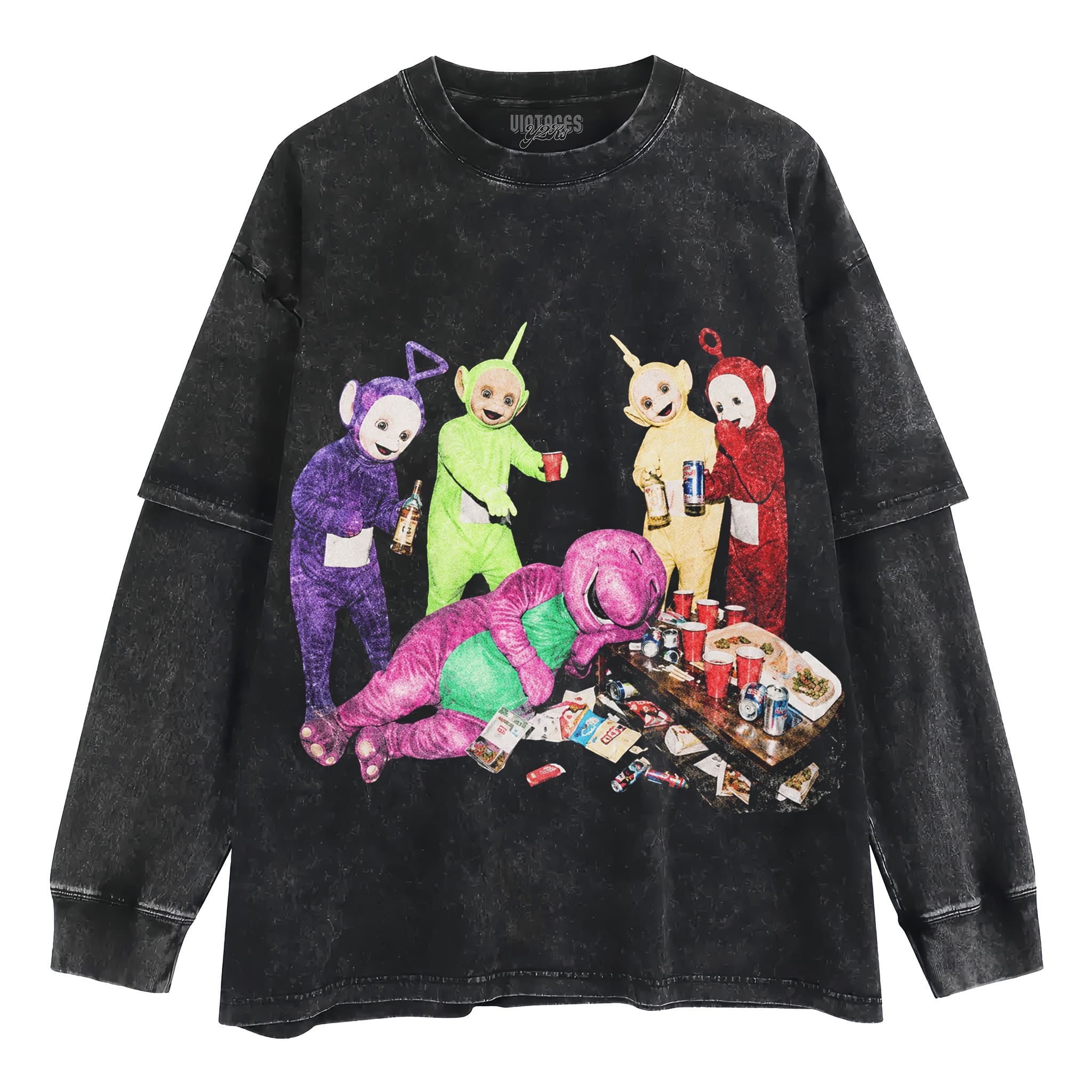 FUNNY TELETUBBIES V6 TANK TOP & TEE & LONG SLEEVE & LAYERED LS & HOODIE