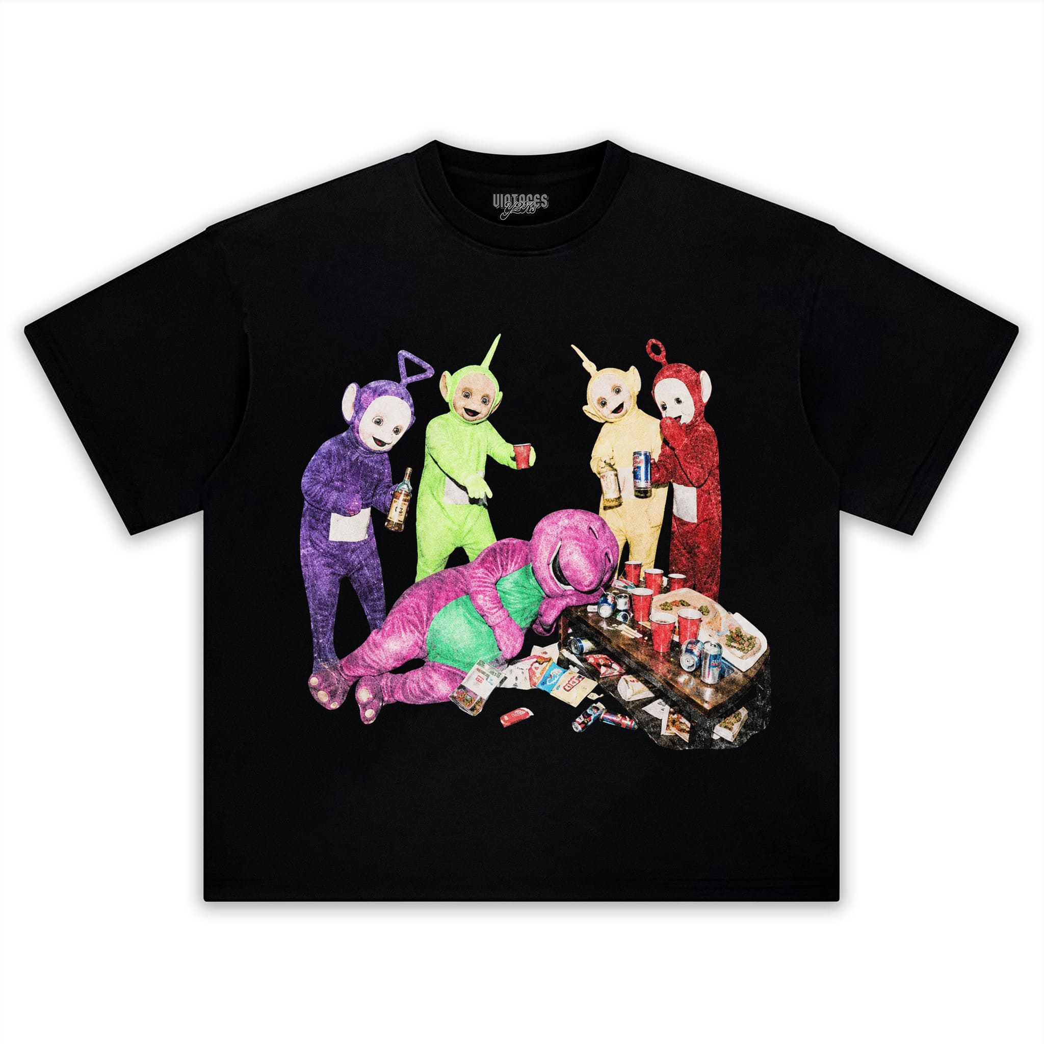 FUNNY TELETUBBIES V6 TANK TOP & TEE & LONG SLEEVE & LAYERED LS & HOODIE