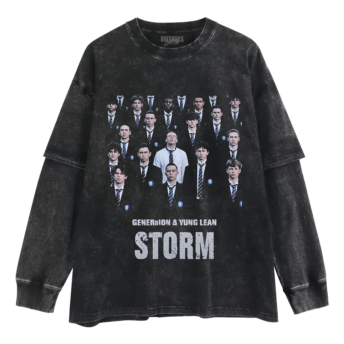 GENER8ION & YUNG LEAN ( STORM ) V2 TANK TOP & TEE & LONG SLEEVE & LAYERED LS & HOODIE