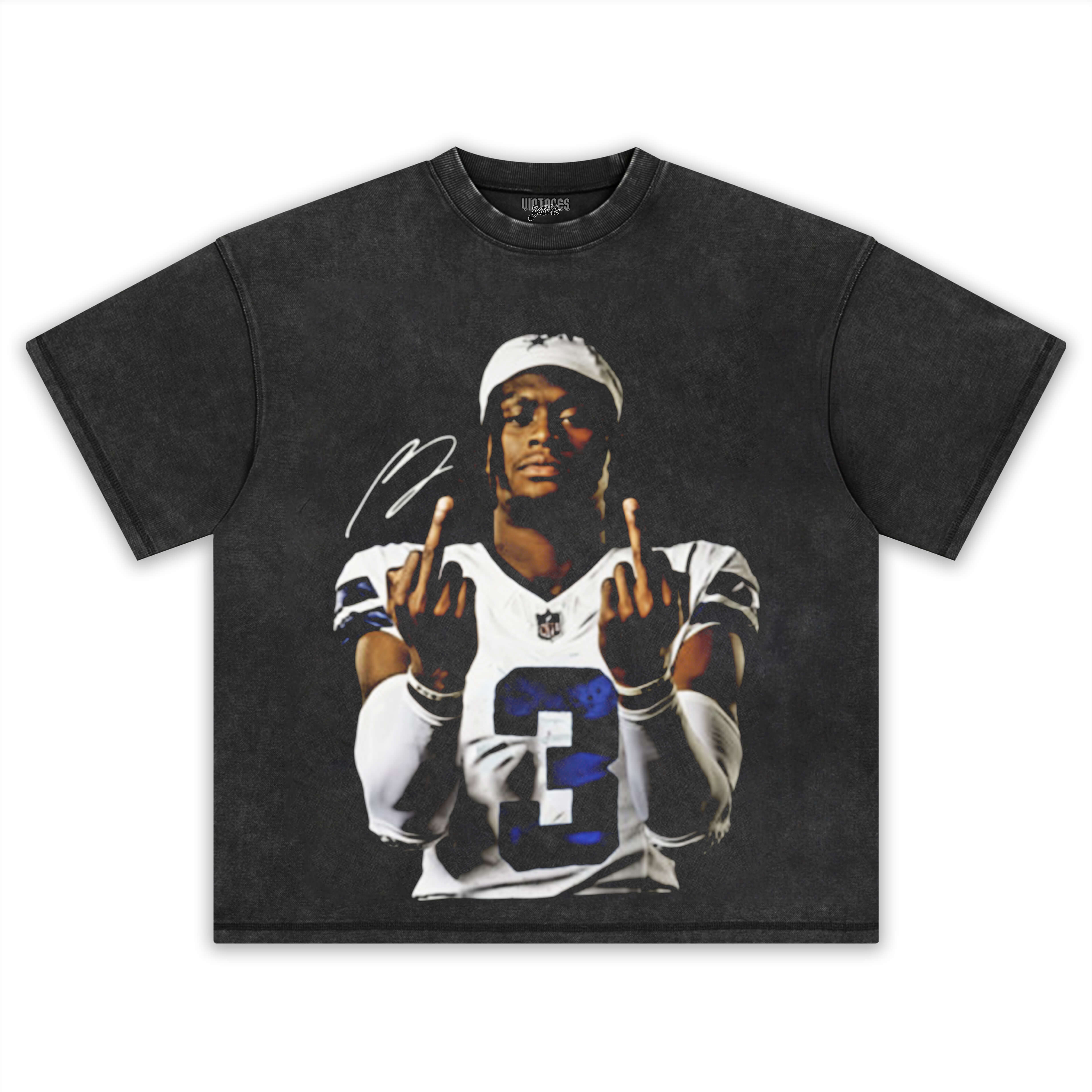 GEORGE PICKENS MIDDLE FINGER VINTAGE  TEE & LS & HOODIE