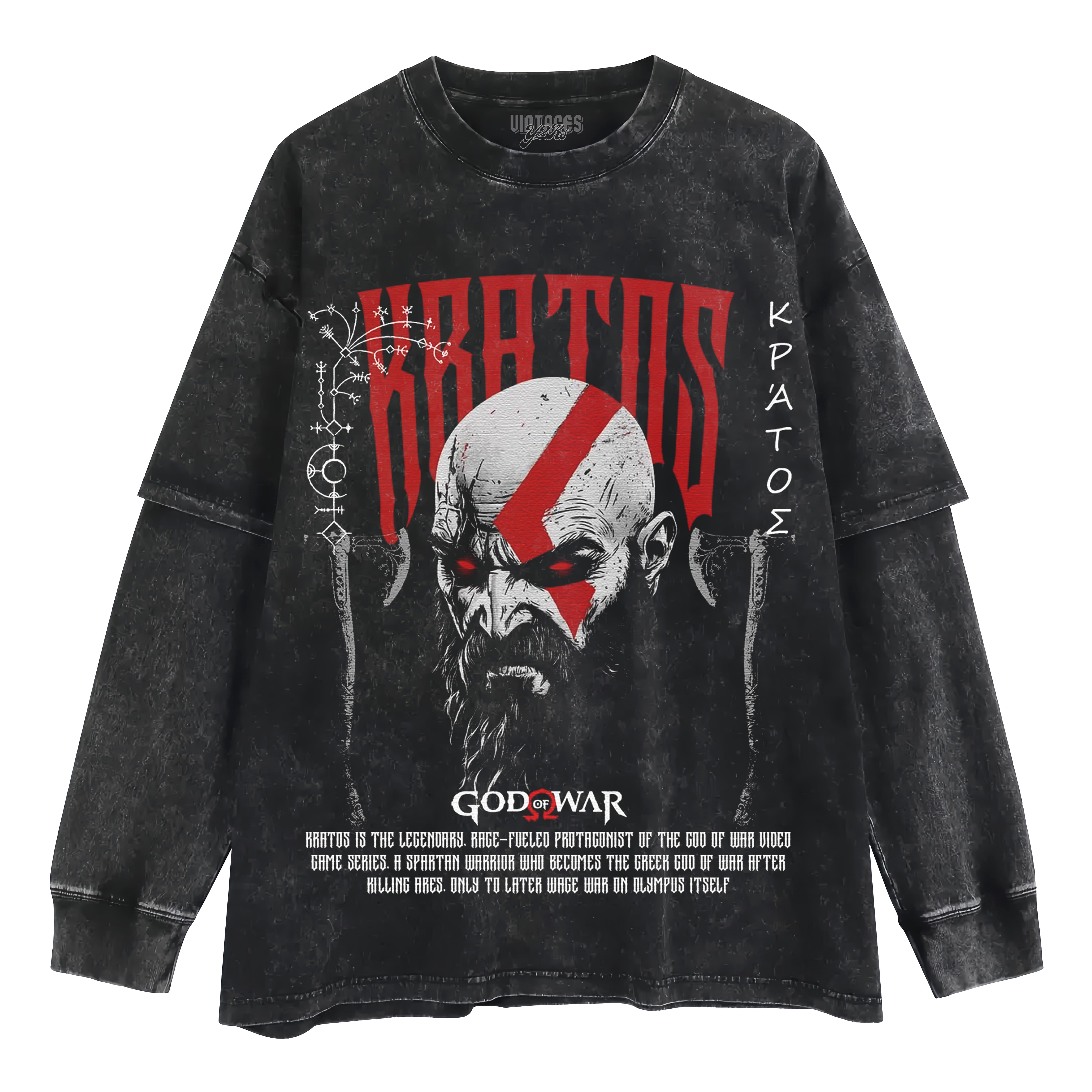 GOD OF WAR V2 TANK TOP & TEE & LONG SLEEVE & LAYERED LS & HOODIE
