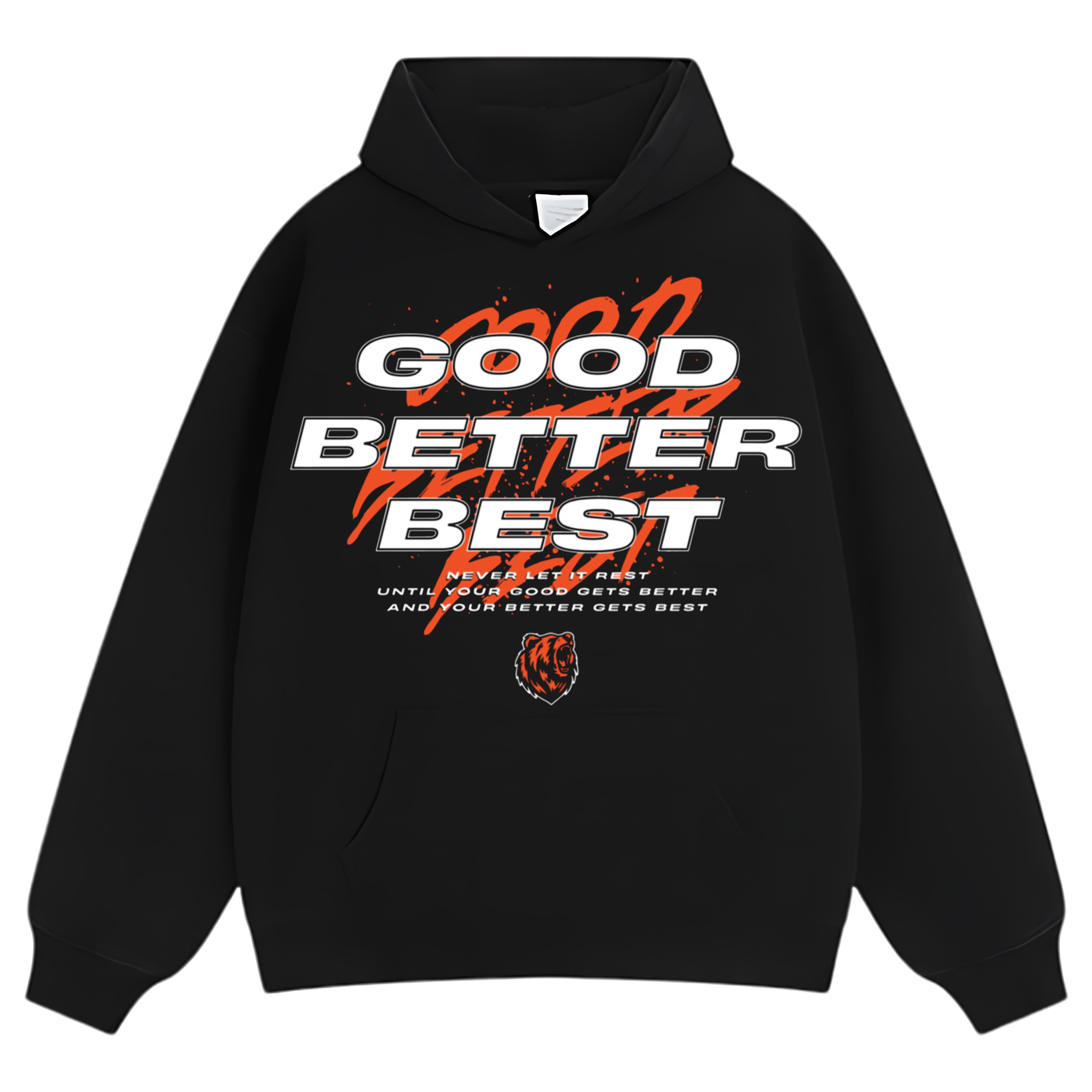 GOOD BETTER BEST FUNNY CHICAGO BEARS SPORTS LOVER TEE & LS & HOODIE