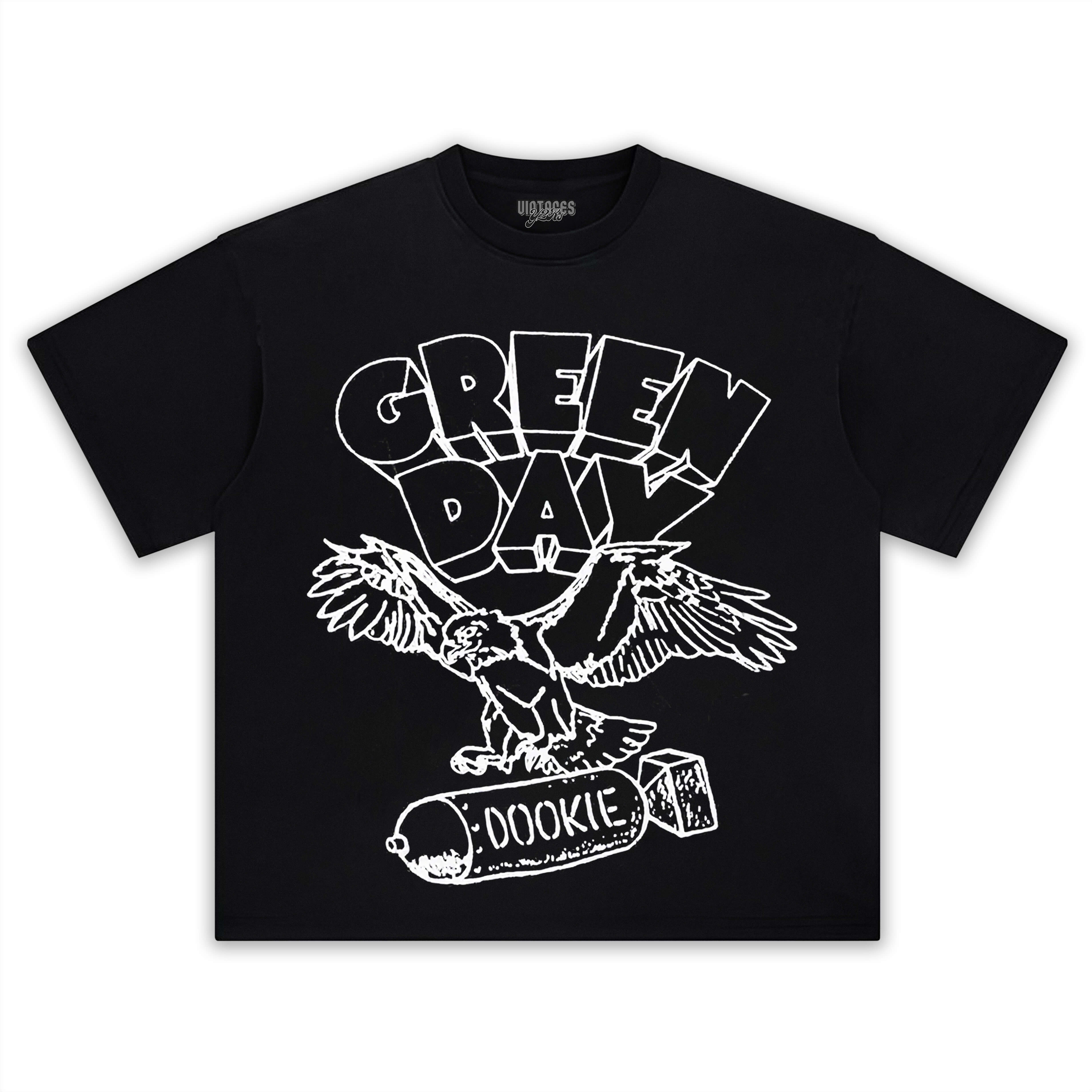 GREEN DAY DOOKIE BIRD TIE-DYE GIRLS TEE