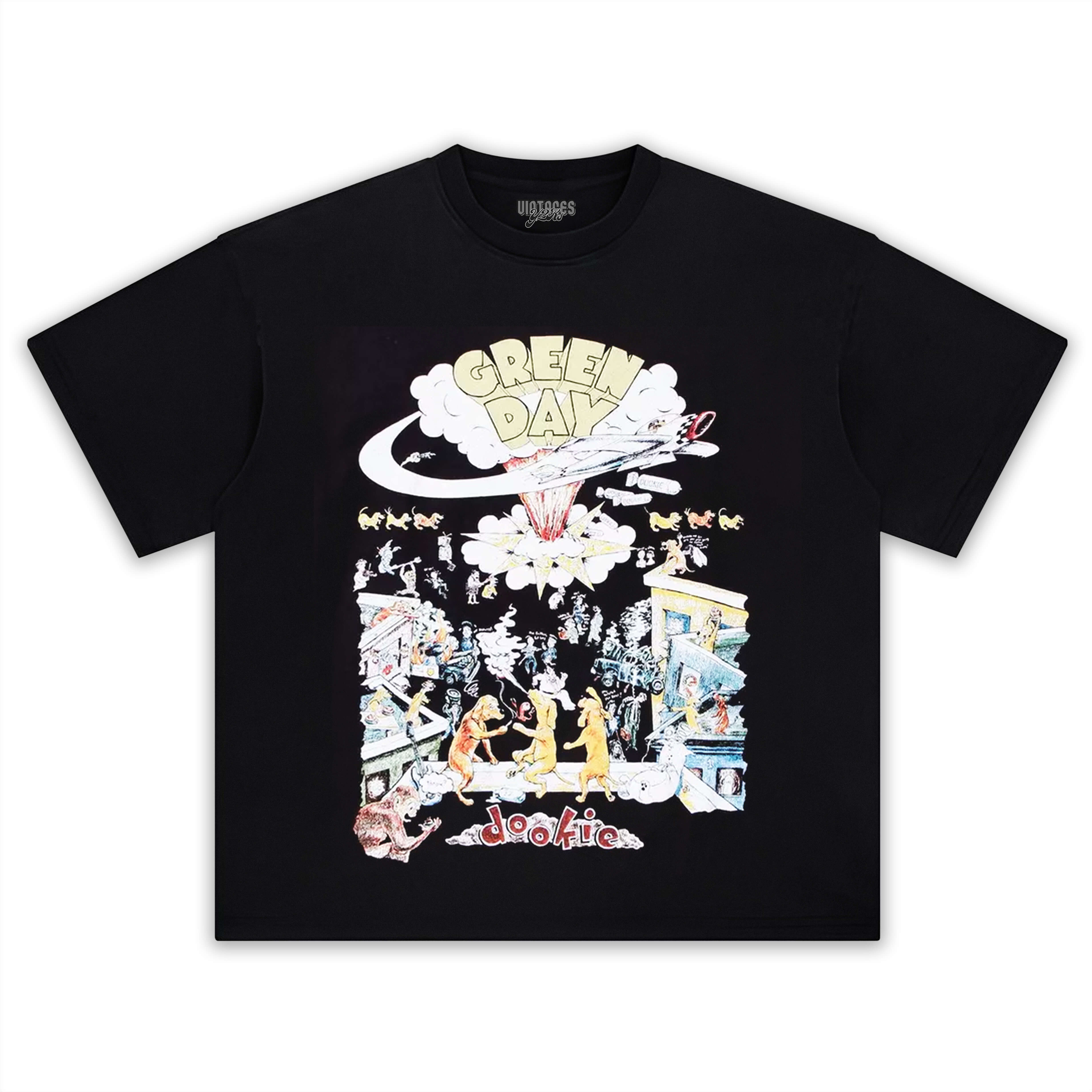 GREEN DAY DOOKIE DOGS TEE