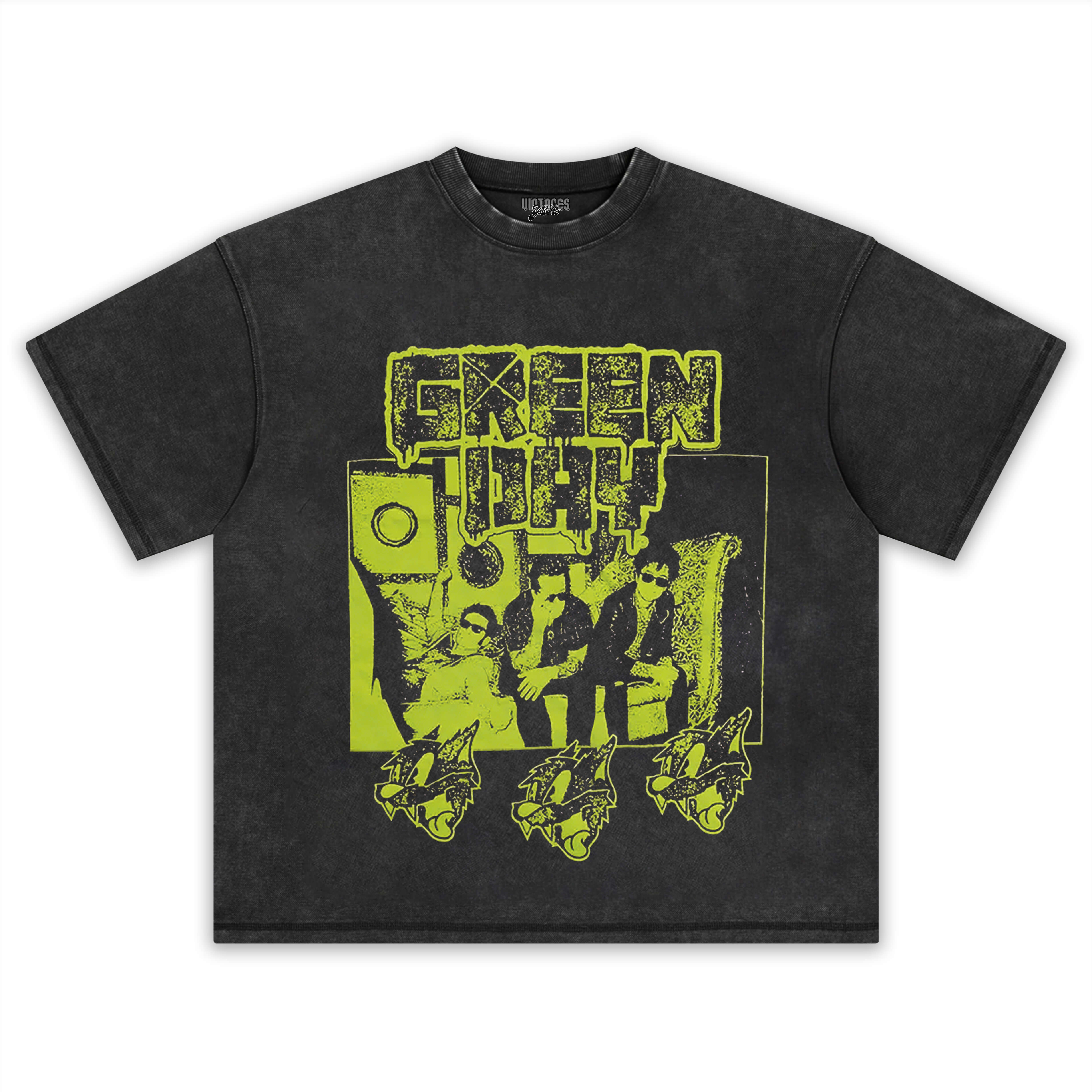 GREEN DAY TONAL GROUP PHOTO TEE