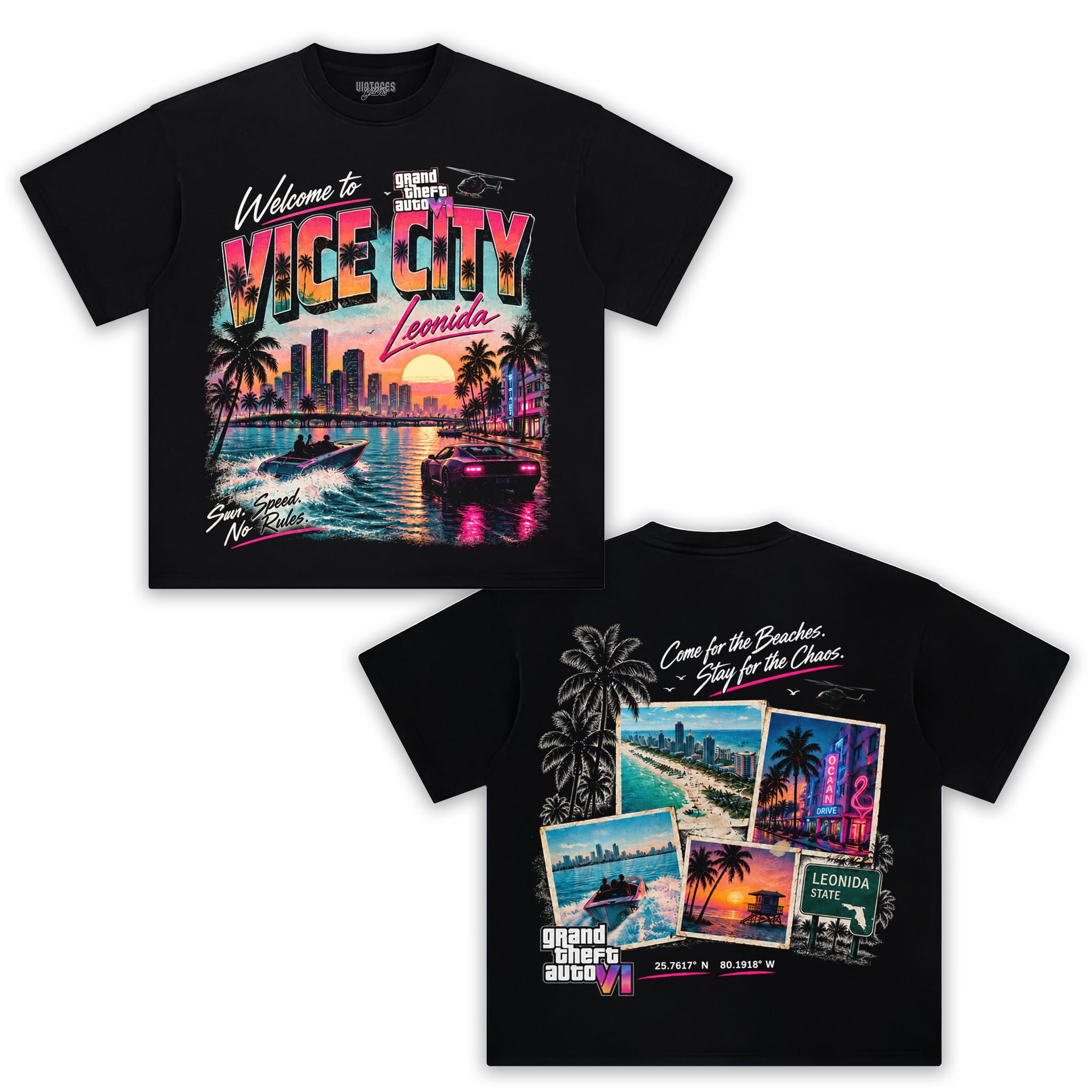GTA 6 VICE CITY - NO RULES TANK TOP & TEE