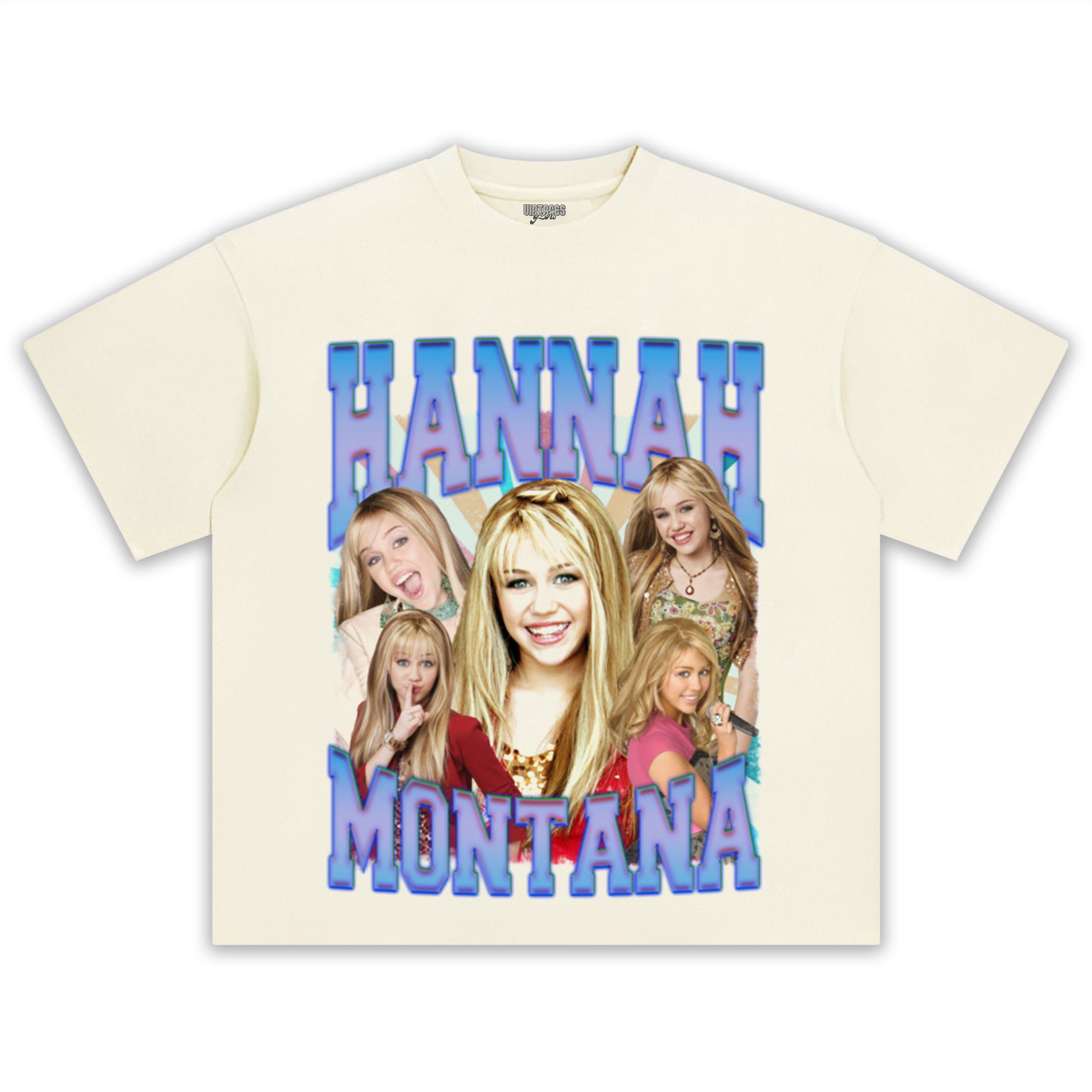 HANNAH MONTANA - VINTAGE 90S RETRO STYLE TEE & LS & HOODIE