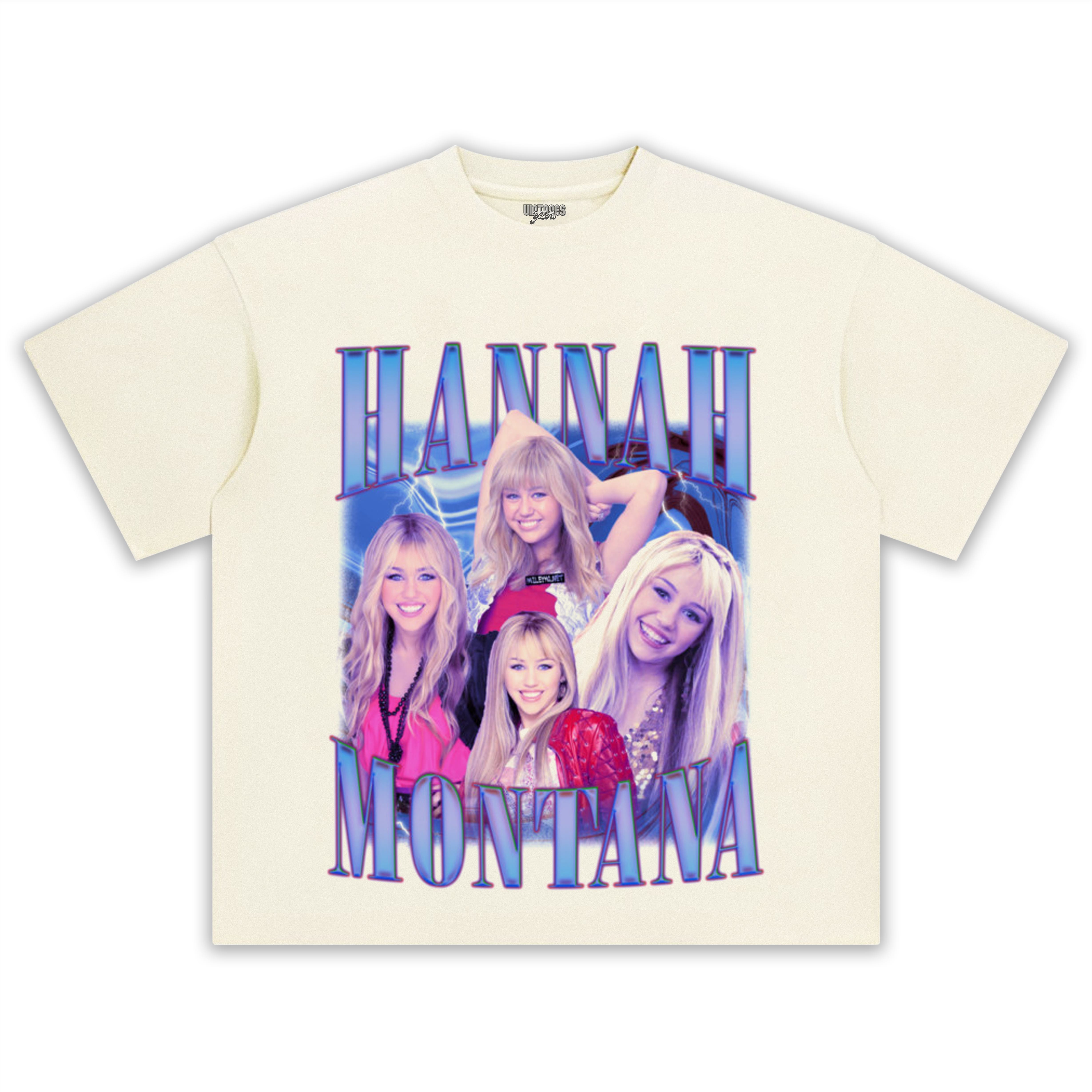 HANNAH MONTANA - VINTAGE 90S RETRO STYLE V2 TEE & LS & HOODIE