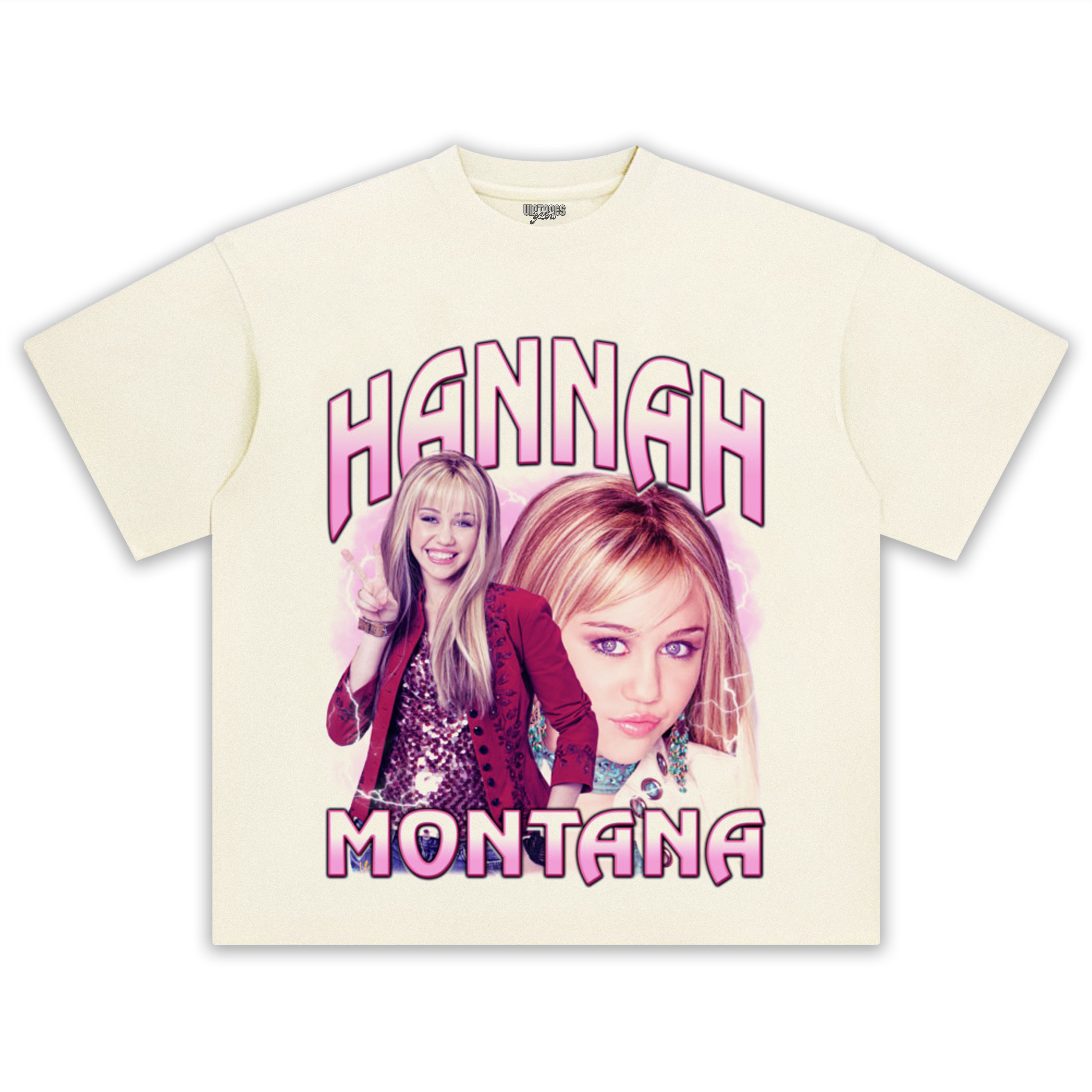 HANNAH MONTANA - VINTAGE 90S RETRO STYLE V3 TEE & LS & HOODIE