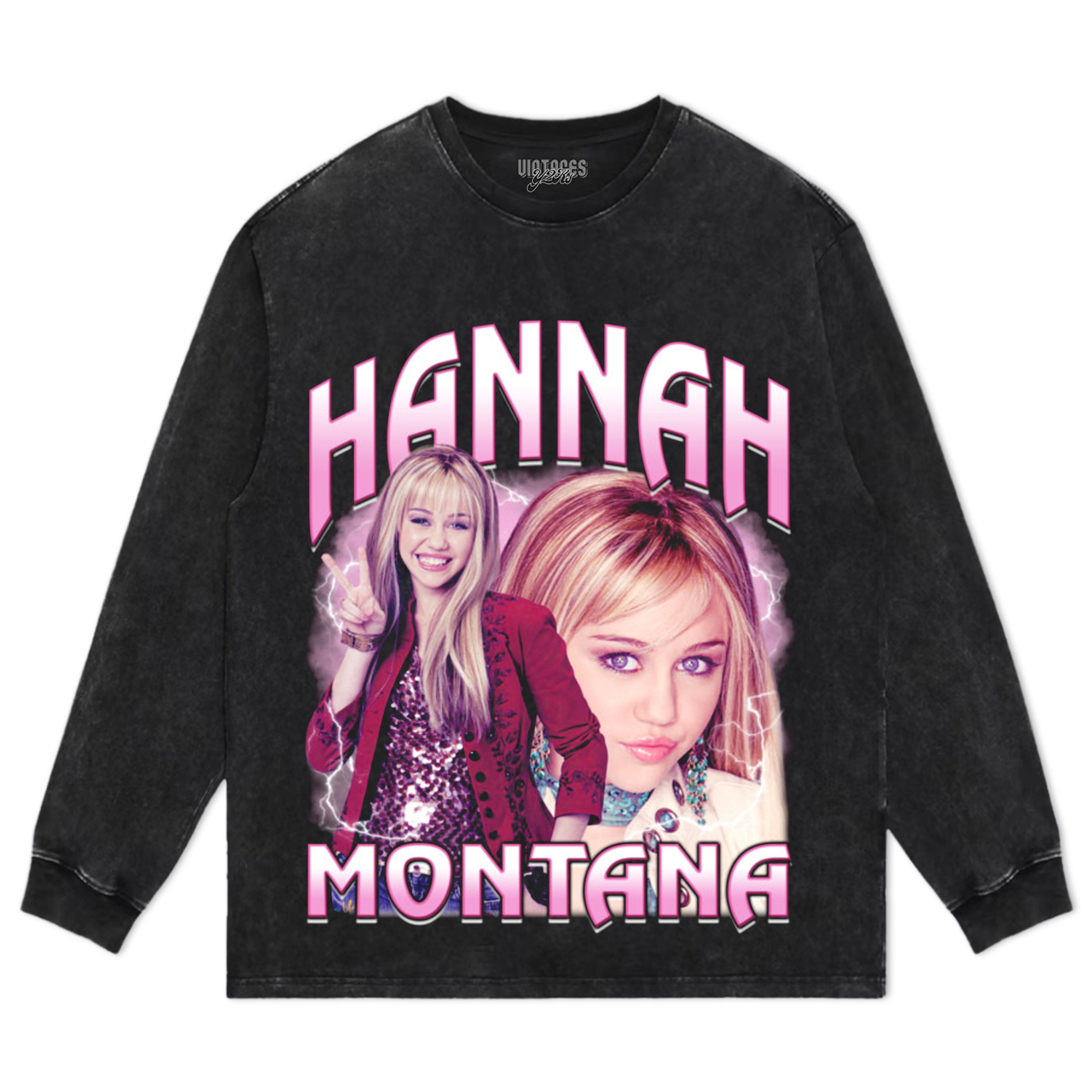 HANNAH MONTANA - VINTAGE 90S RETRO STYLE V3 TEE & LS & HOODIE