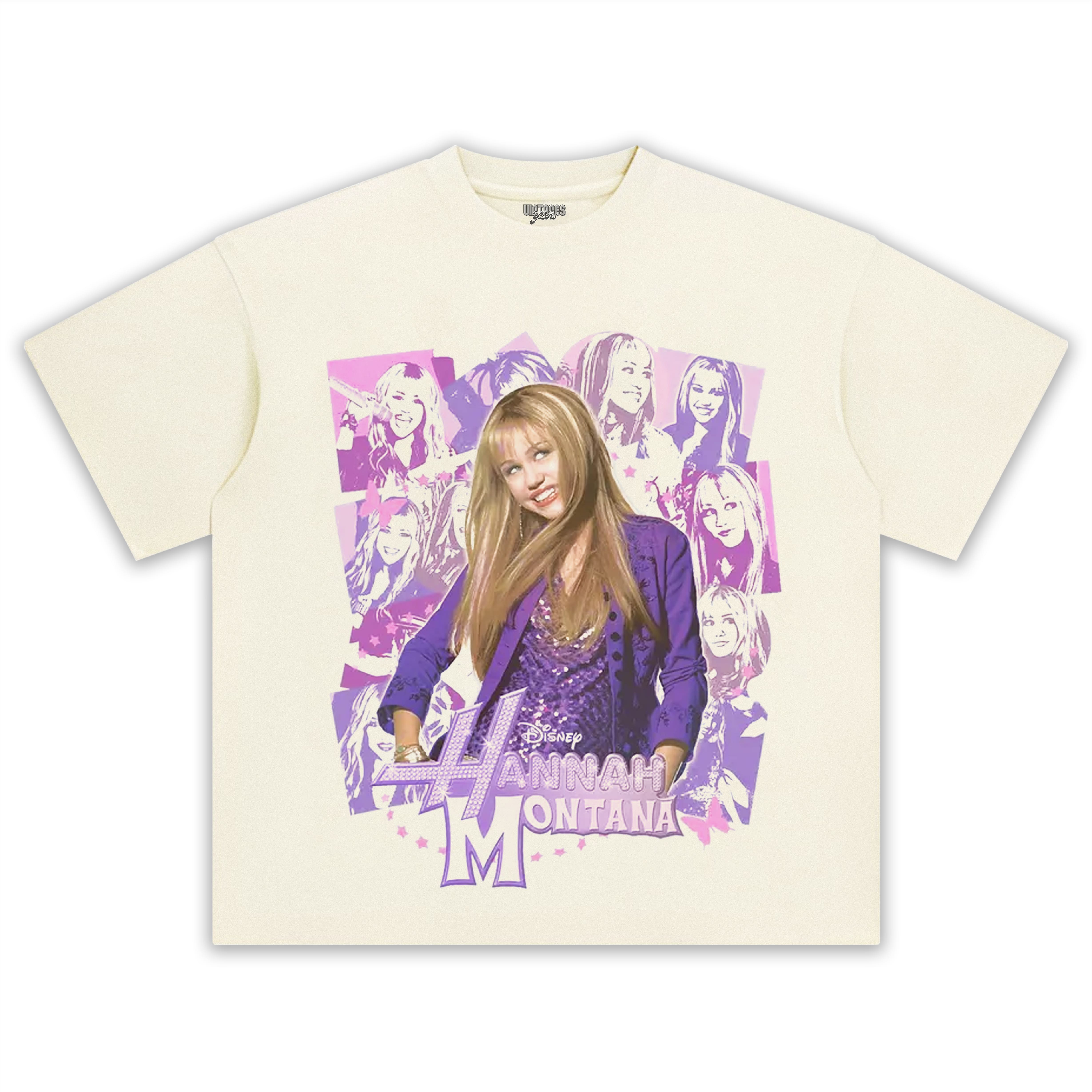 HANNAH MONTANA - VINTAGE 90S RETRO STYLE V5 TEE & LS & HOODIE