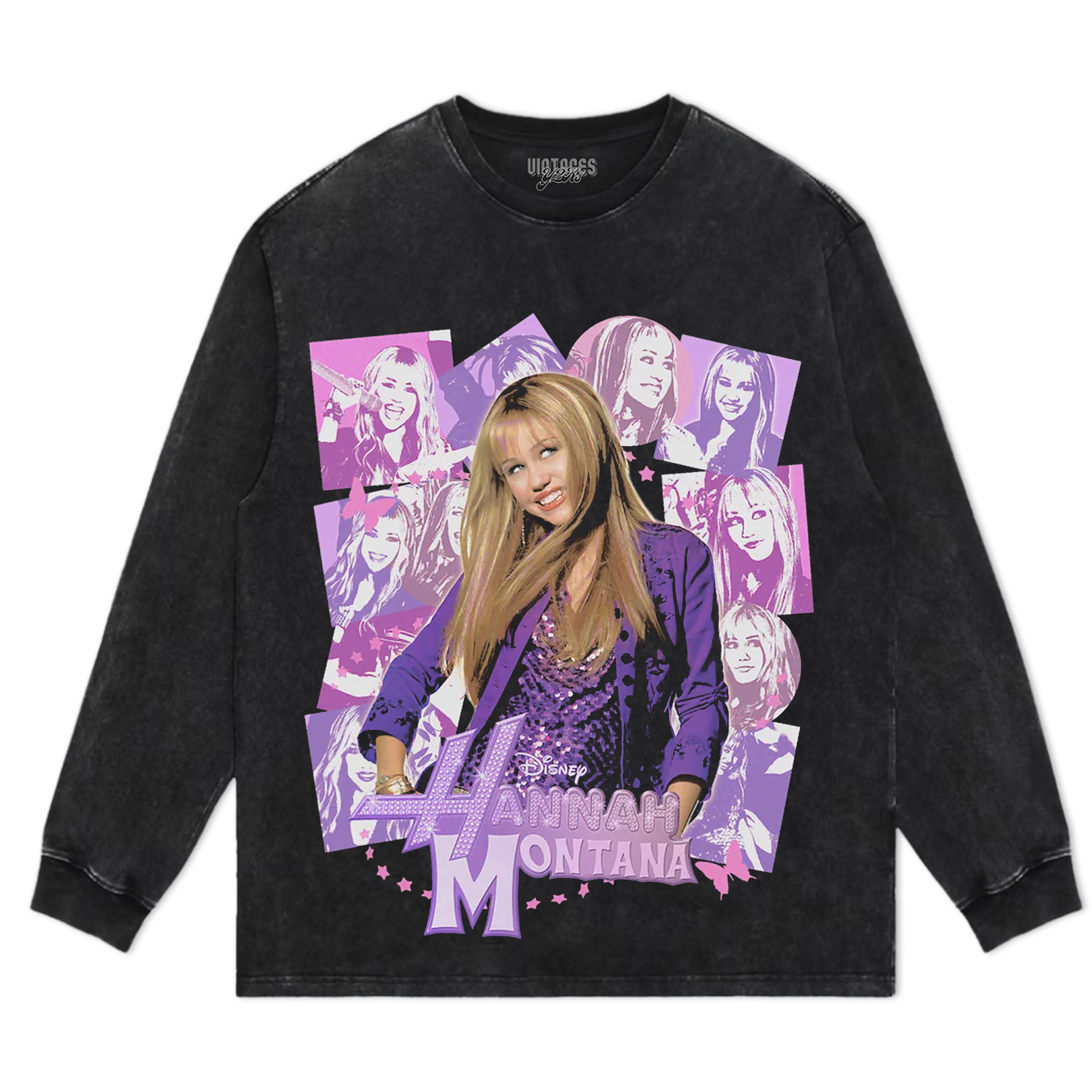 HANNAH MONTANA - VINTAGE 90S RETRO STYLE V5 TEE & LS & HOODIE