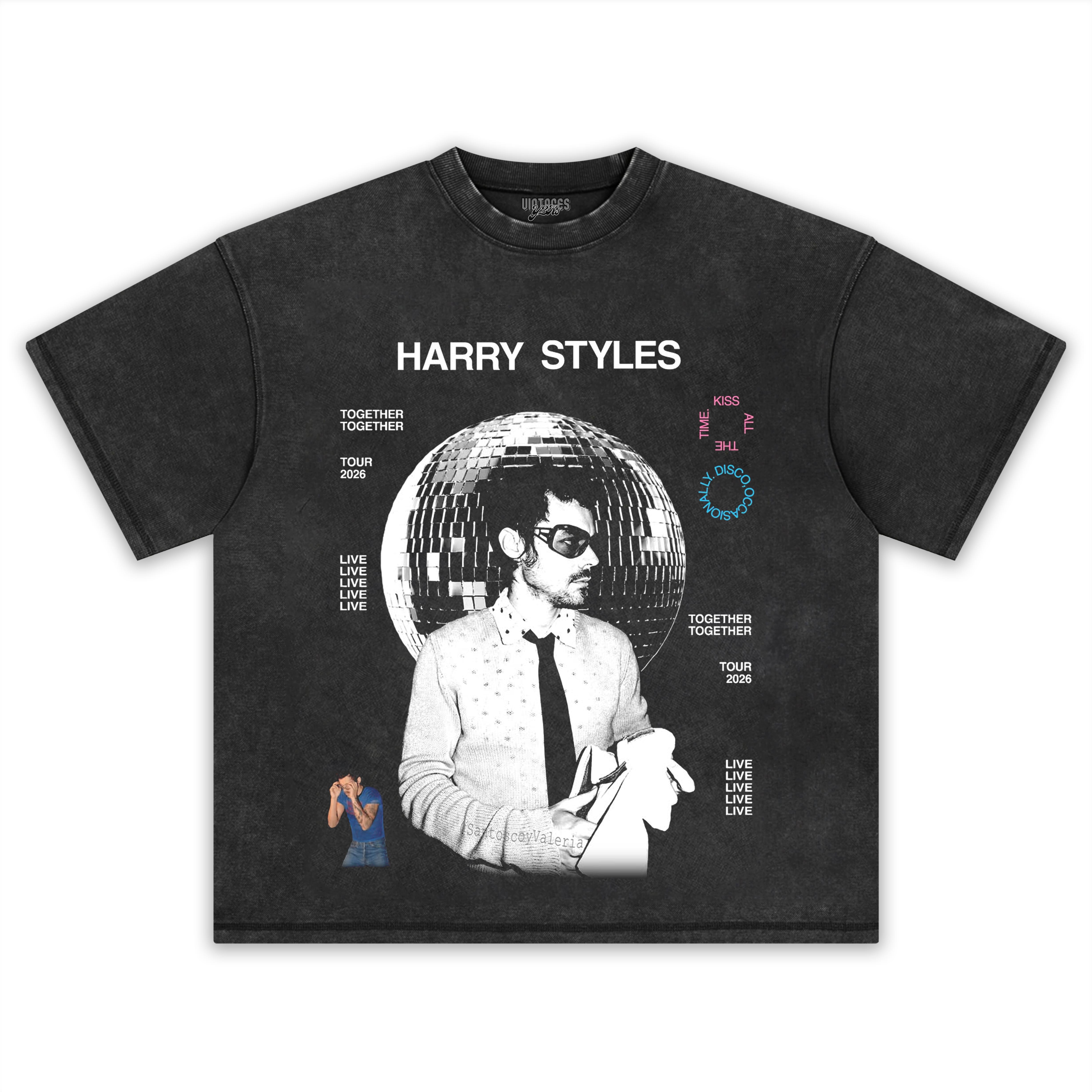 HARRY STYLES - KISS ALL THE TIME 2 TEE & LS & HOODIE