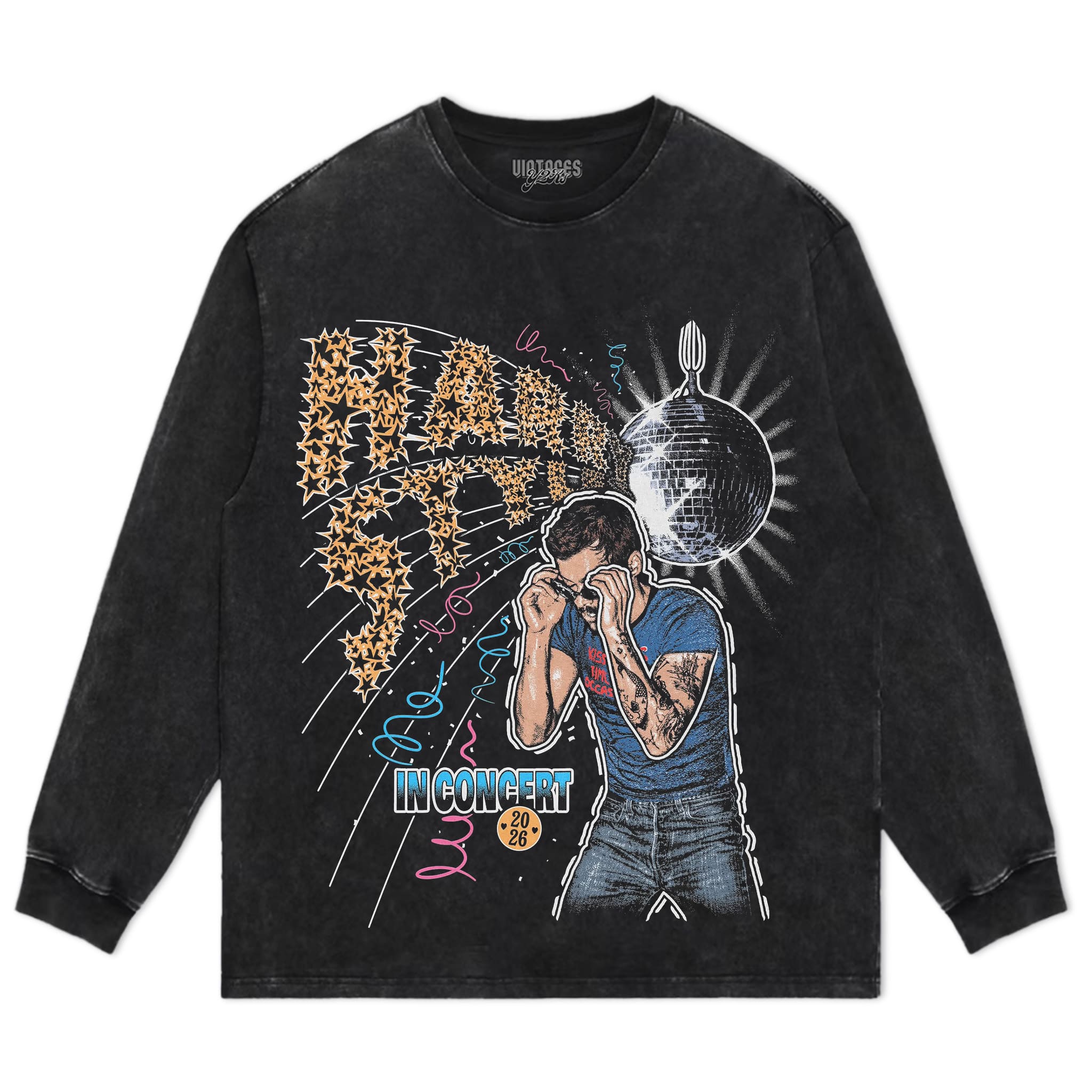 HARRY STYLES VINTAGE 2026 TANK TOP & TEE & LONG SLEEVE & LAYERED LS & HOODIE