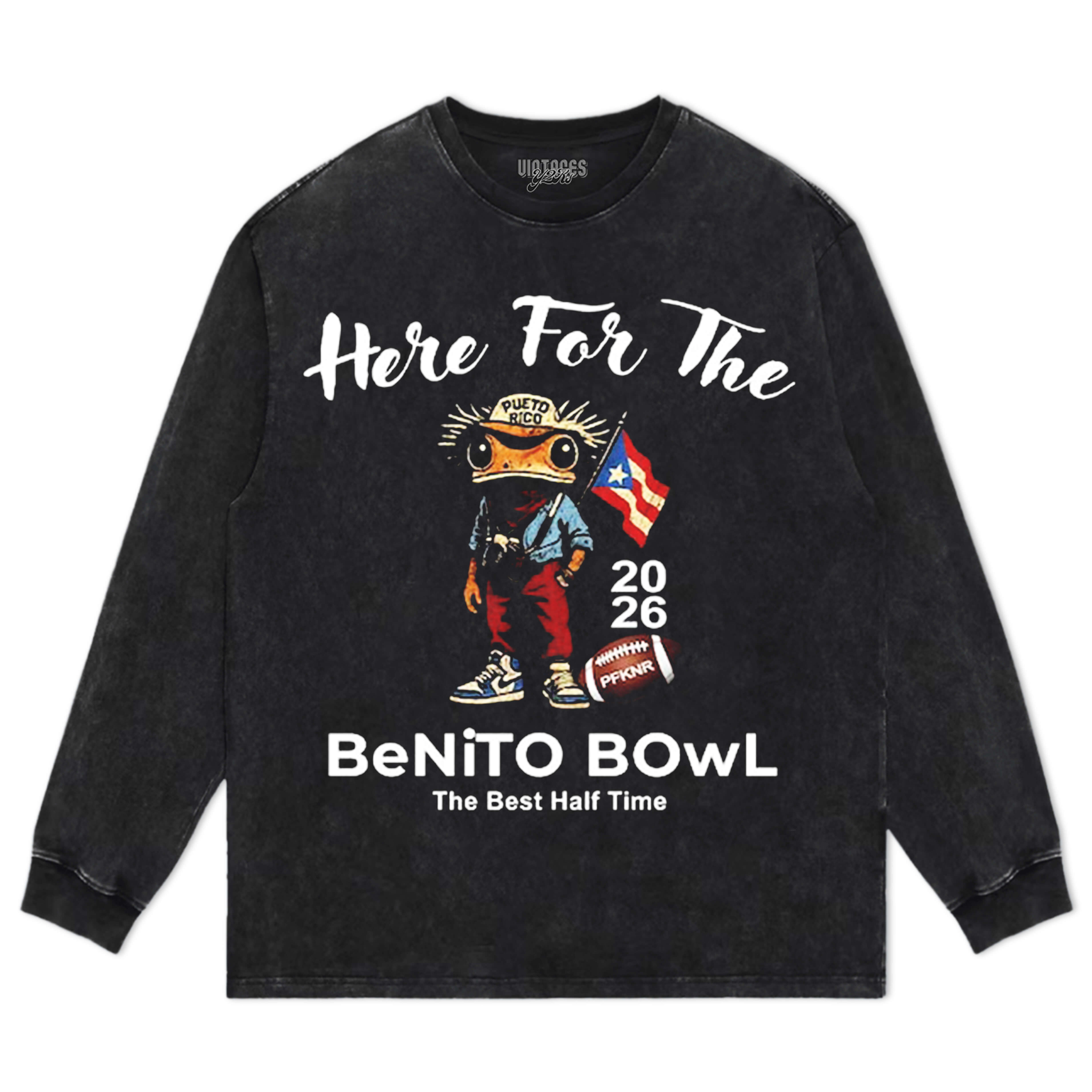 HERE FOR THE BENITO BOWL & BAD BUNNY SUPER BOWL TEE & LS & HOODIE