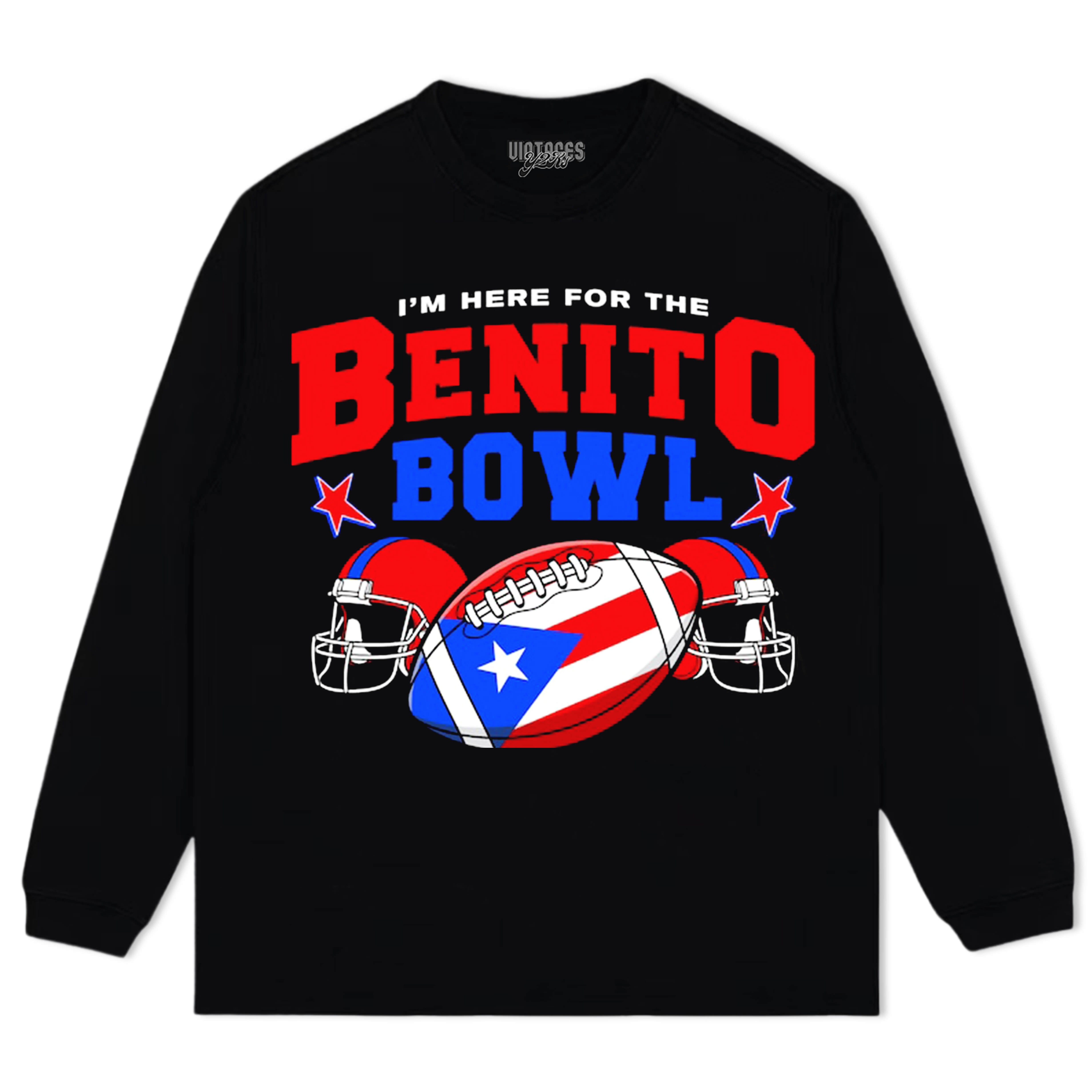 HERE FOR THE BENITO BOWL PNG & BAD BUNNY SUPER BOWL TEE & LS & HOODIE