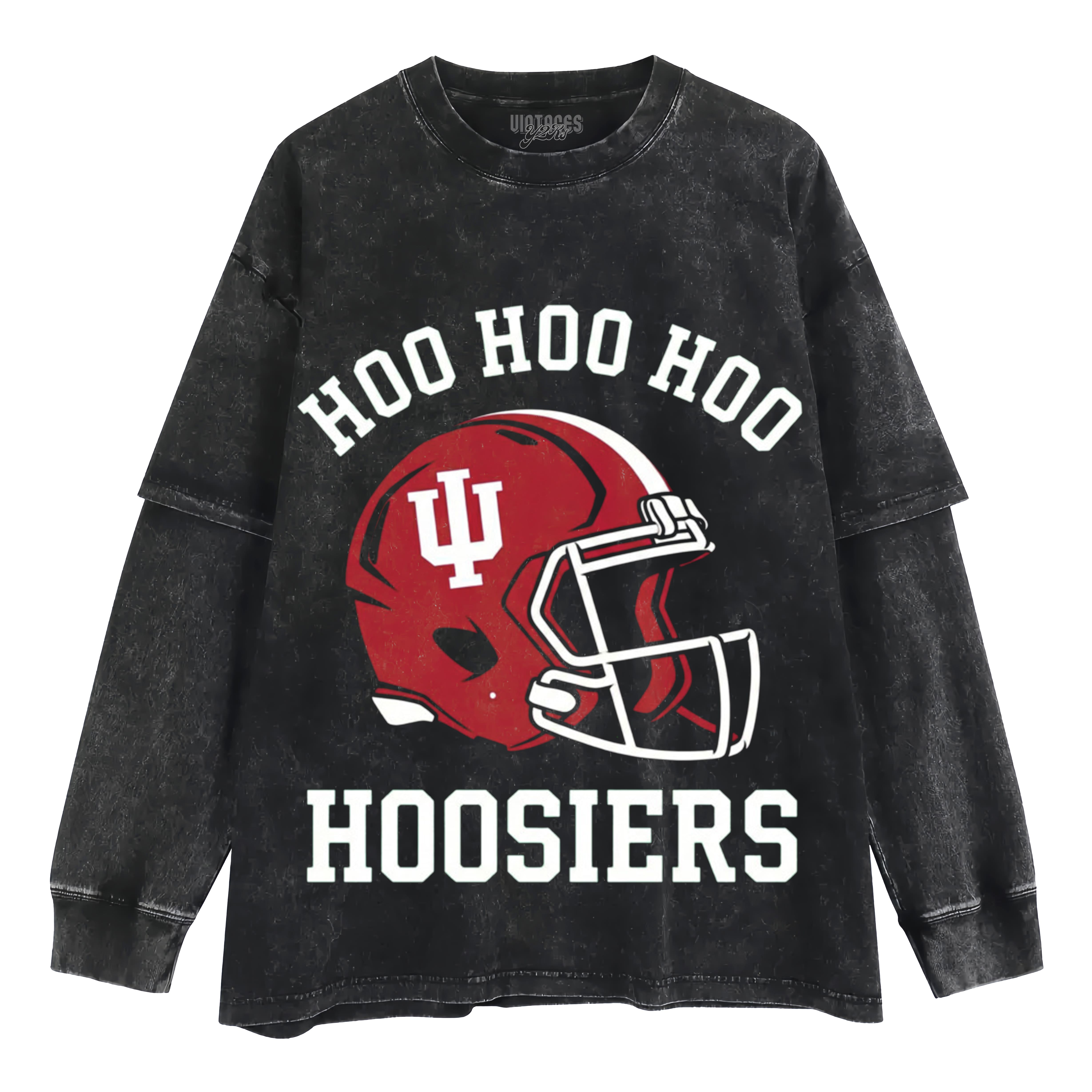 HOO HOO HOO HOOSIERS 2025 CHAMPIONS LAYERED LONG SLEEVE