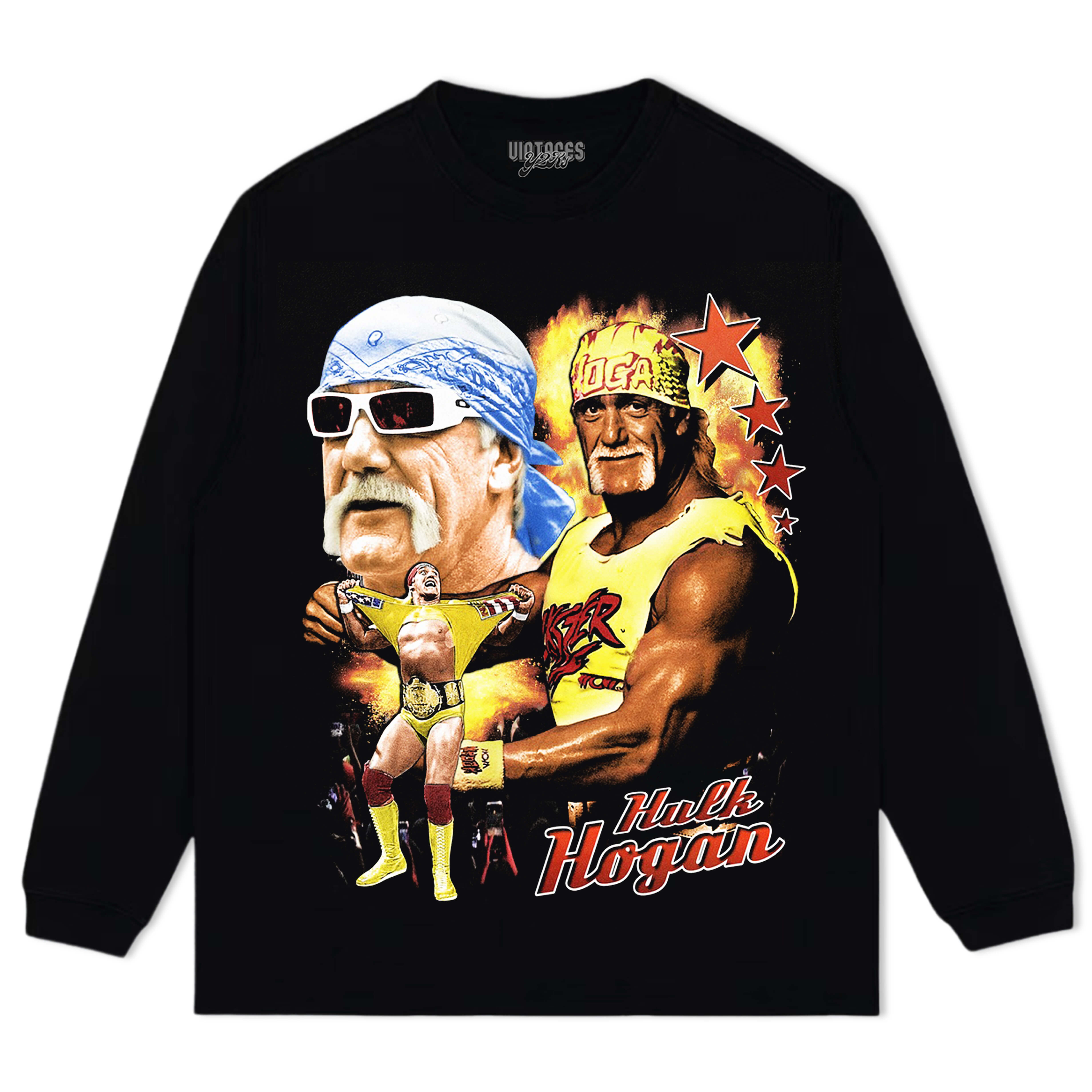 HULK HOGAN VINTAGE V2 TEE & LS & HOODIE
