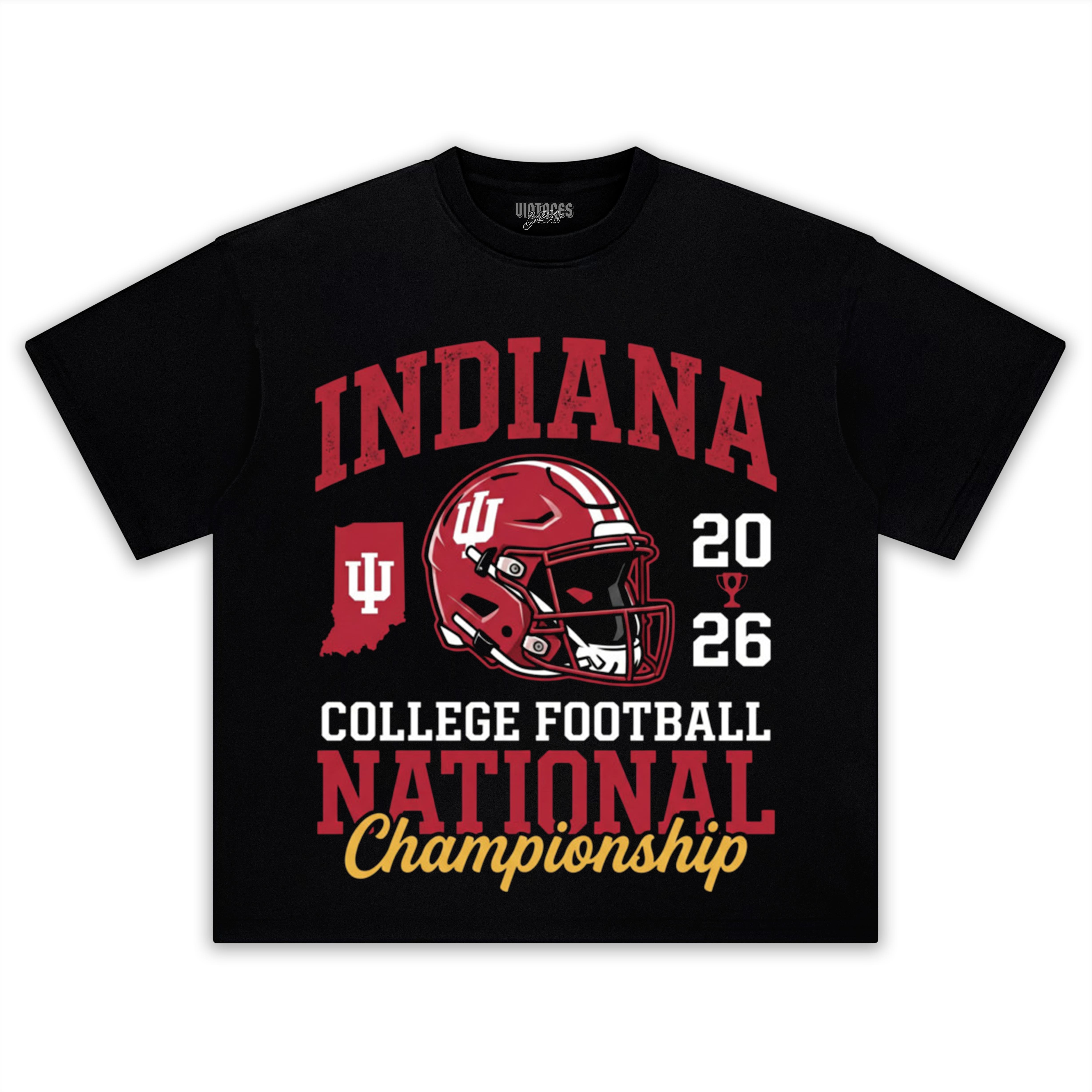INDIANA HOOSIERS NATIONAL CHAMPIONSHIP 2026 - COLLEGE FOOTBALL FINAL TEE & LS & HOODIE