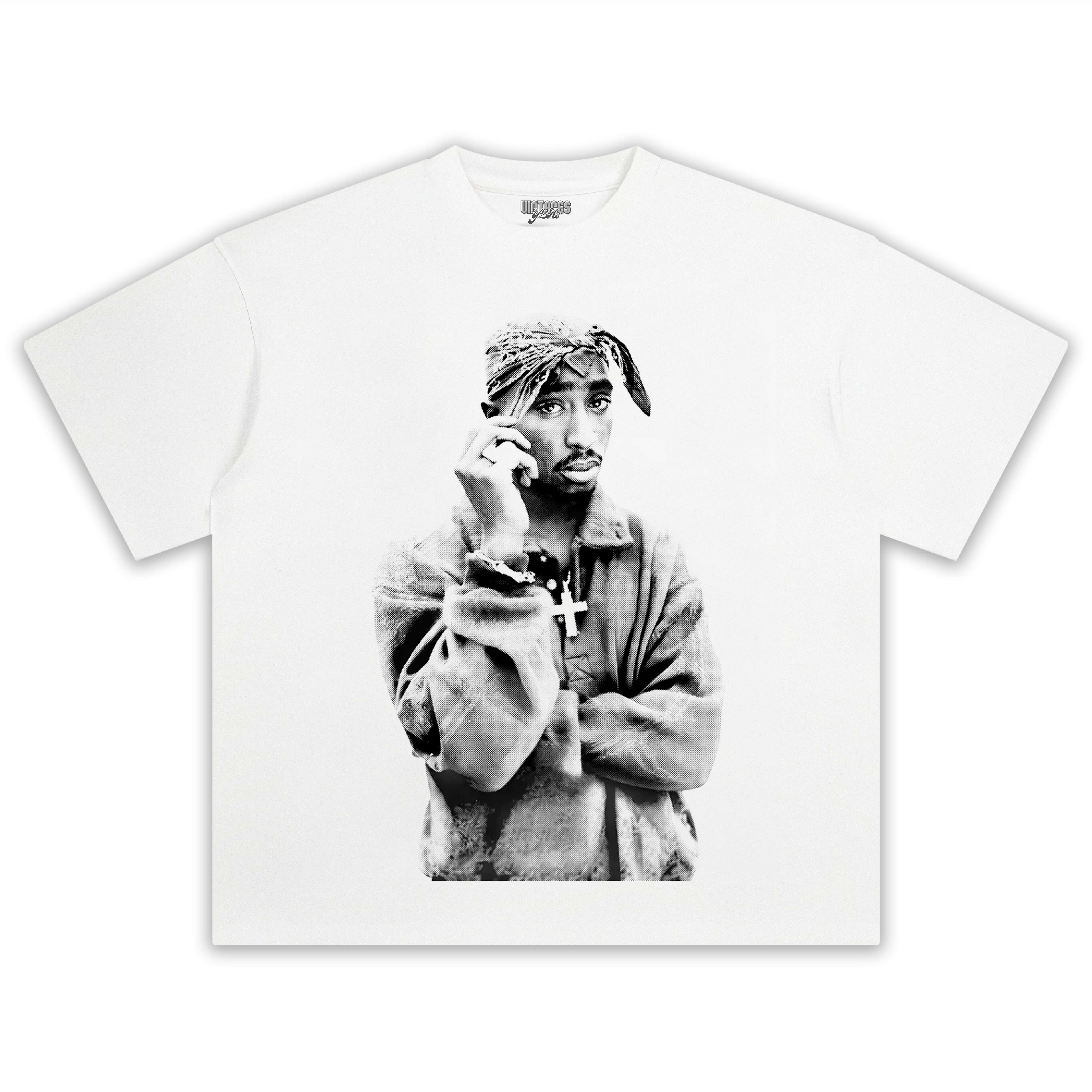 2 PAC WHITE TEE