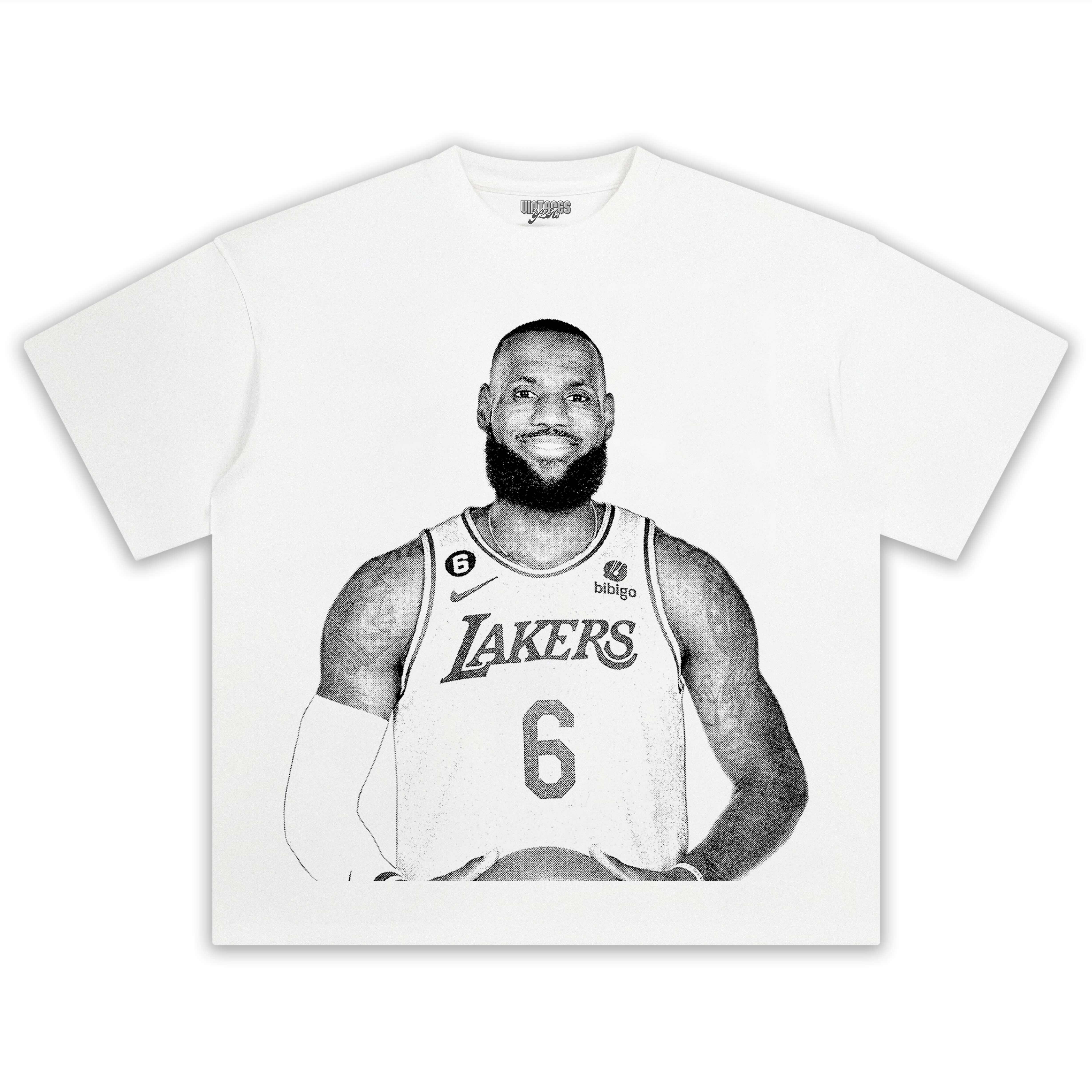 LEBRON JAMES WHITE TEE
