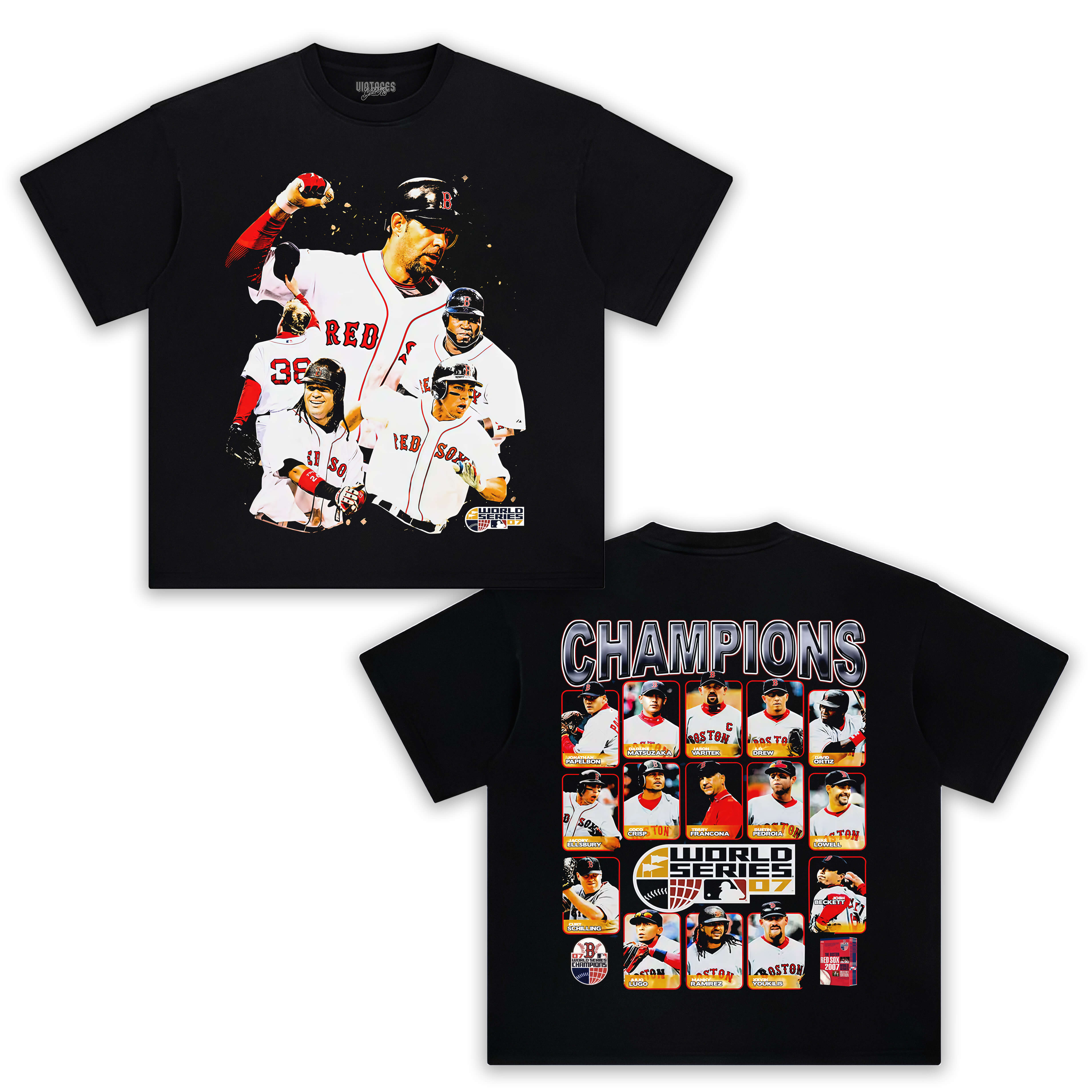 2007 WORLD SERIES CHAMPS - RED SOX TEE