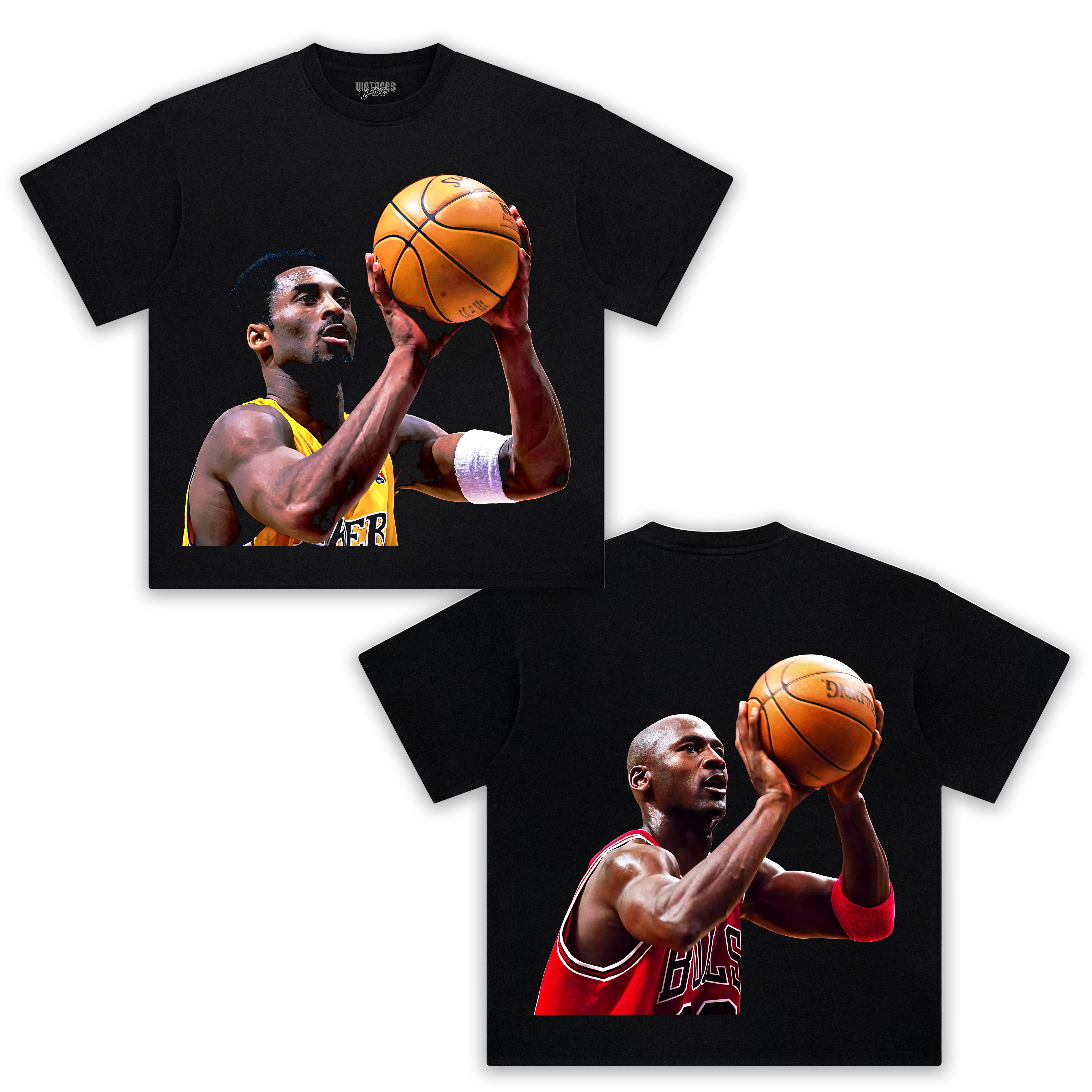 VINTAGE TEE JORDAN AND KOBE