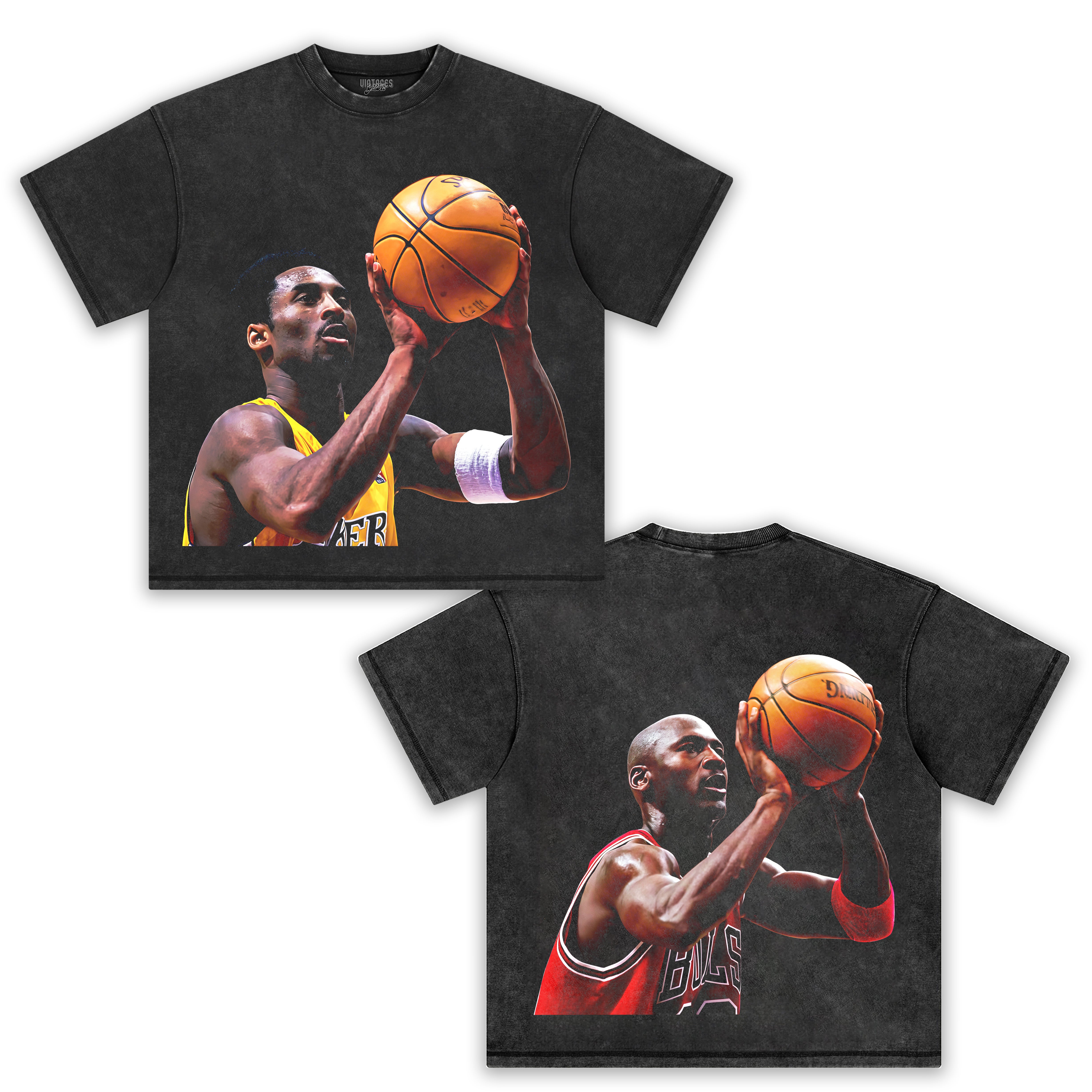 VINTAGE TEE JORDAN AND KOBE