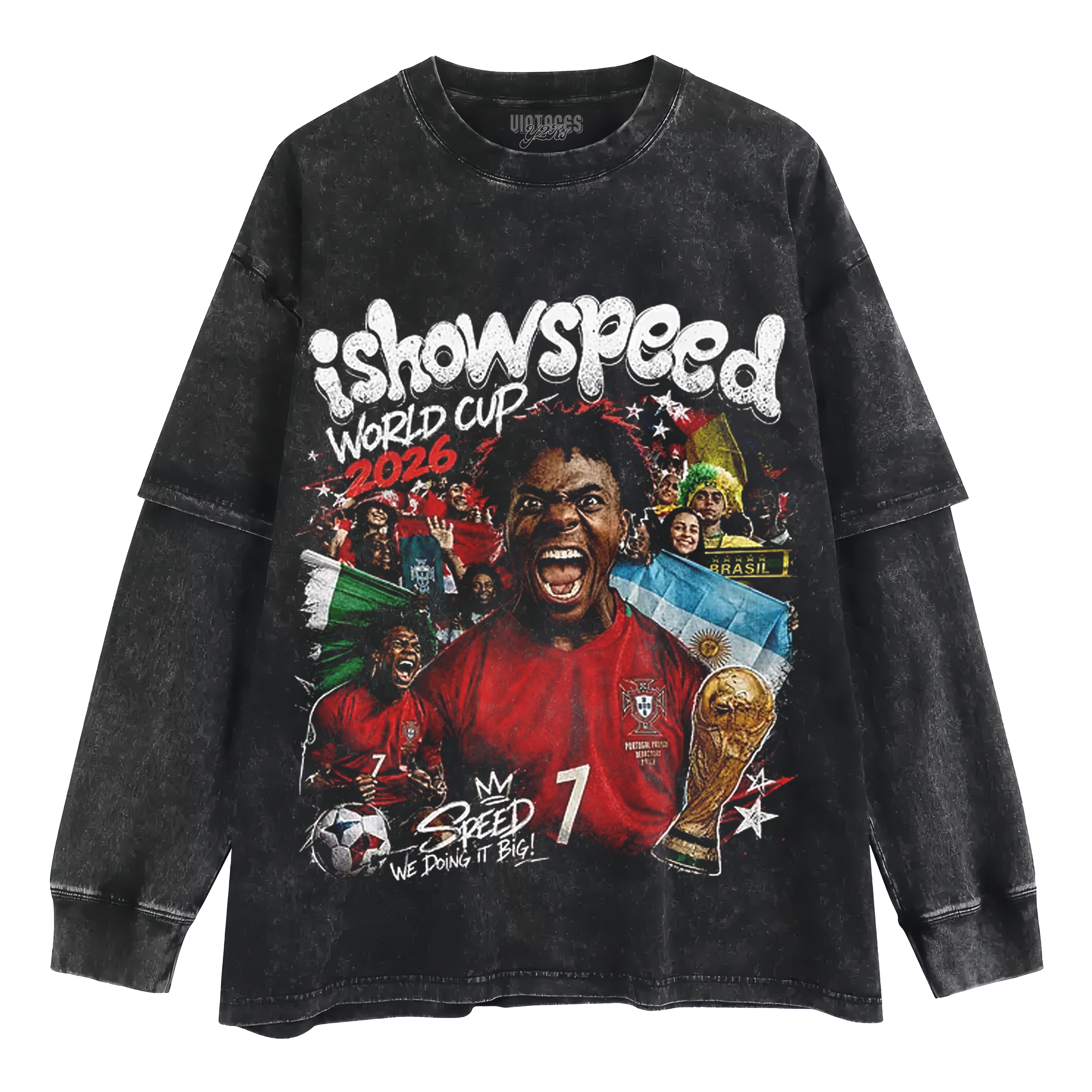 ISHOWSPEED WORLD CUP 2026 V2 TANK TOP & TEE & LONG SLEEVE & LAYERED LS & HOODIE