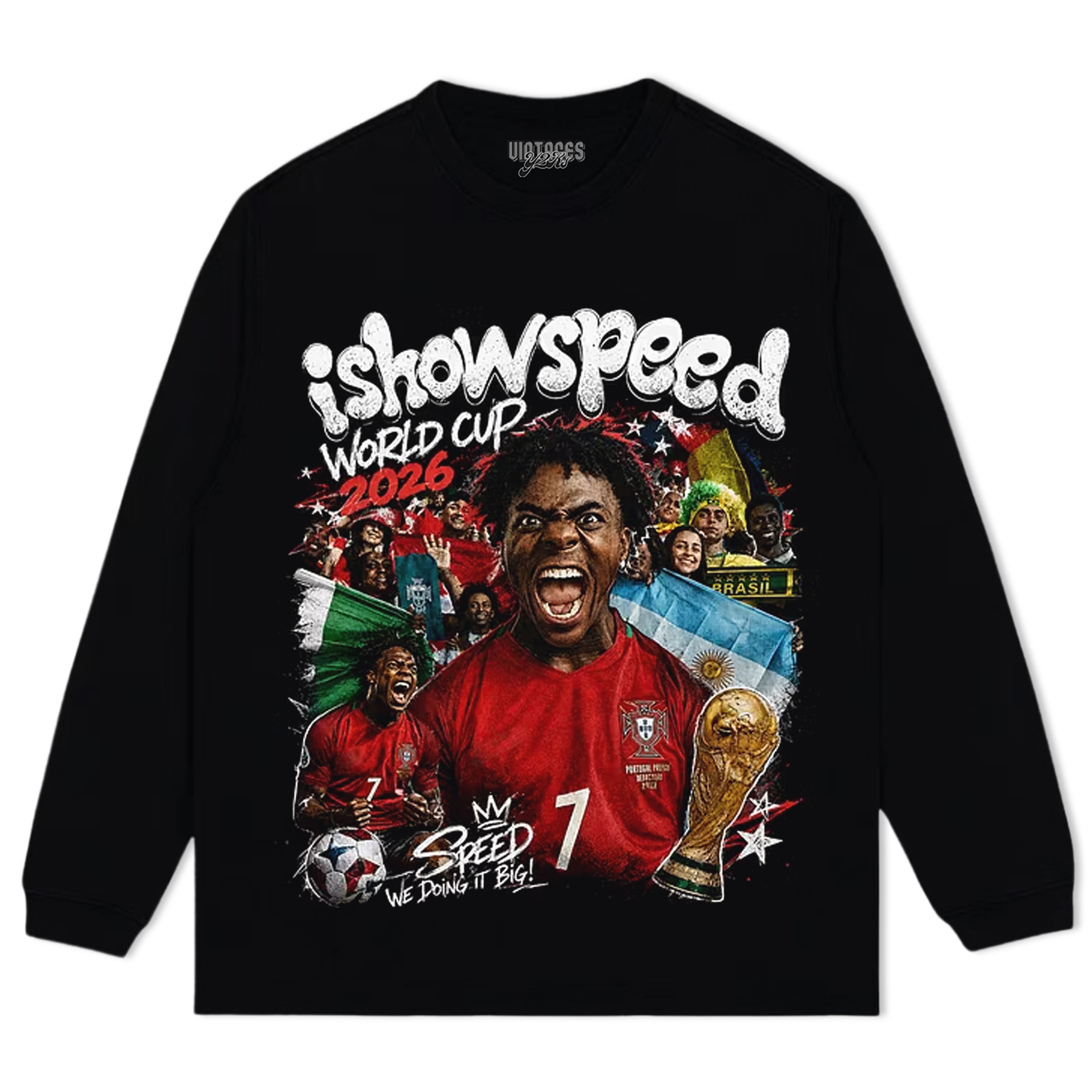 ISHOWSPEED WORLD CUP 2026 V2 TANK TOP & TEE & LONG SLEEVE & LAYERED LS & HOODIE