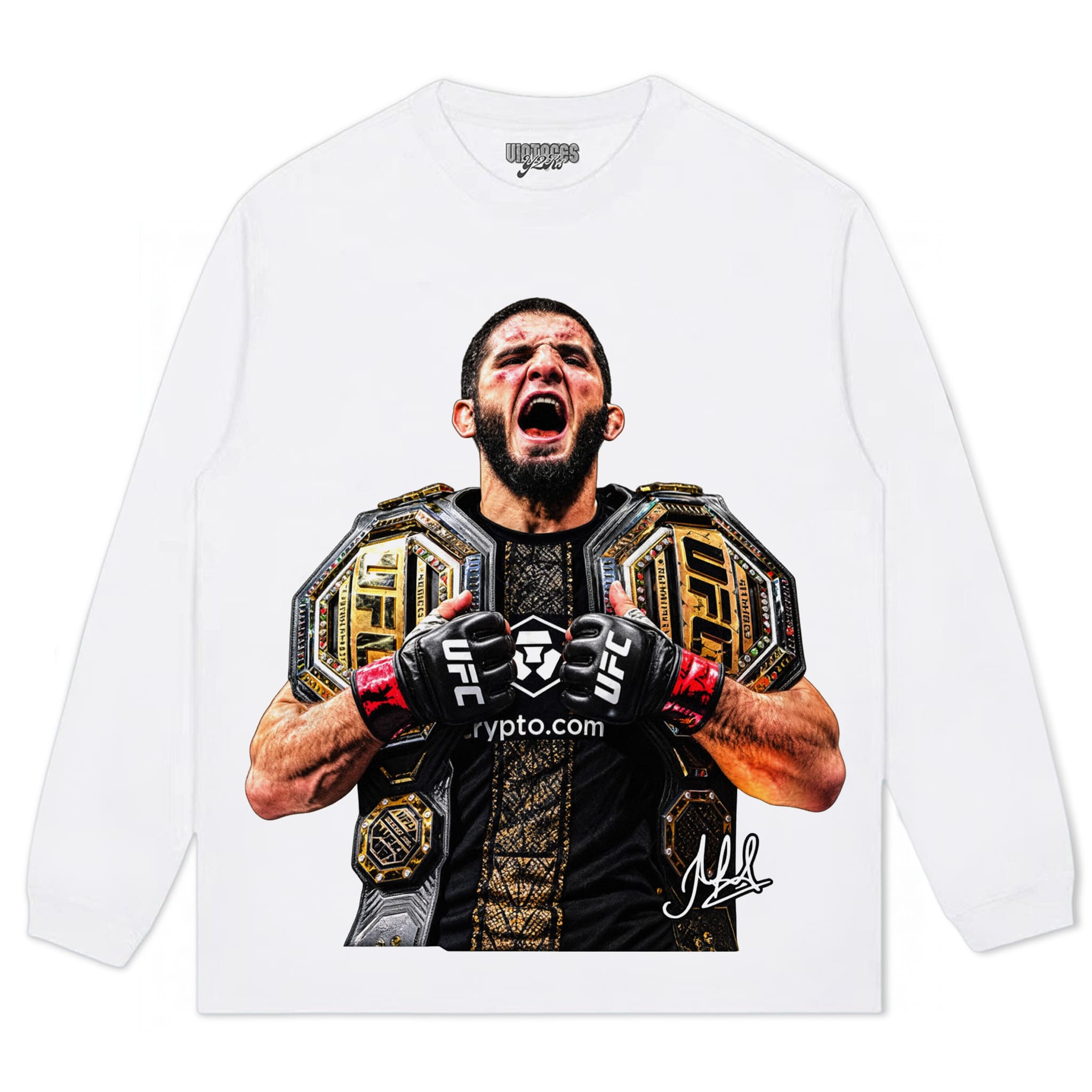ISLAM MAKHACHEV - DOUBLE CHAMP TANK TOP & TEE & LONG SLEEVE & LAYERED LS & HOODIE