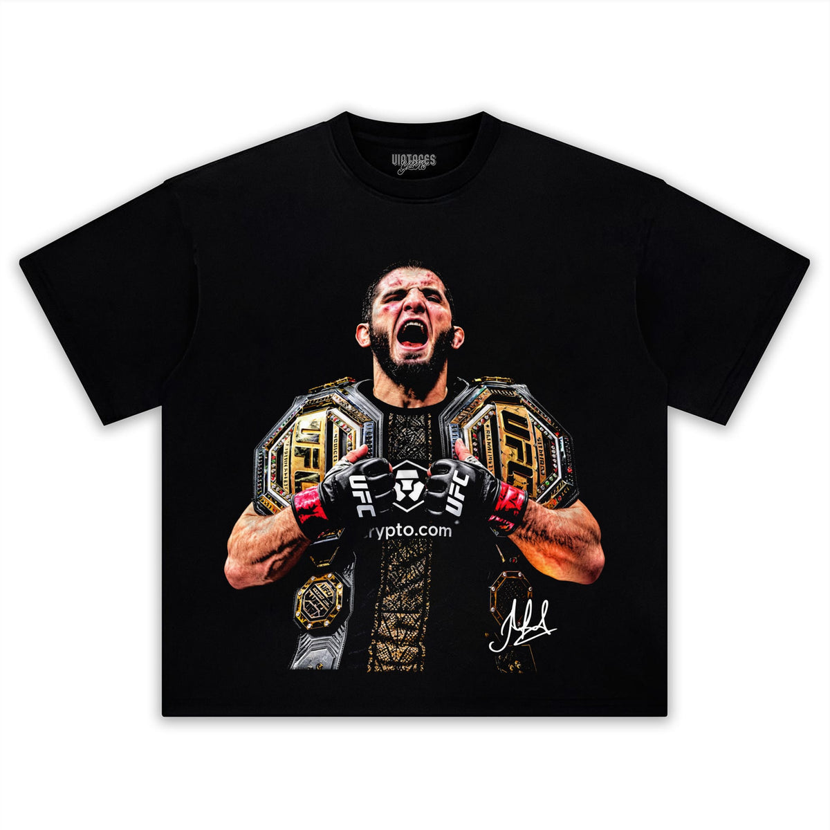 ISLAM MAKHACHEV - DOUBLE CHAMP TANK TOP & TEE & LONG SLEEVE & LAYERED LS & HOODIE