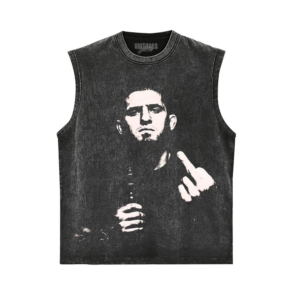 ISLAM MAKHACHEV MIDDLE FINGER VINTAGE TANK TOP & TEE & LONG SLEEVE & LAYERED LS & HOODIE