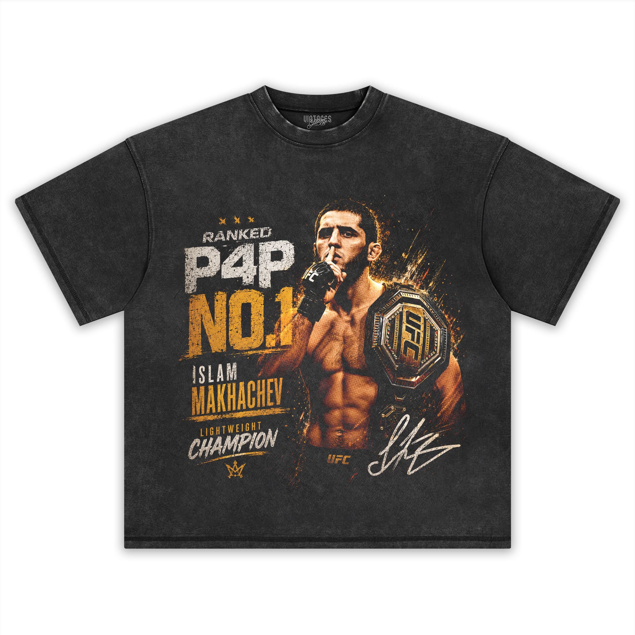 ISLAM MAKHACHEV P4P NO.1 TANK TOP & TEE & LONG SLEEVE & LAYERED LS & HOODIE