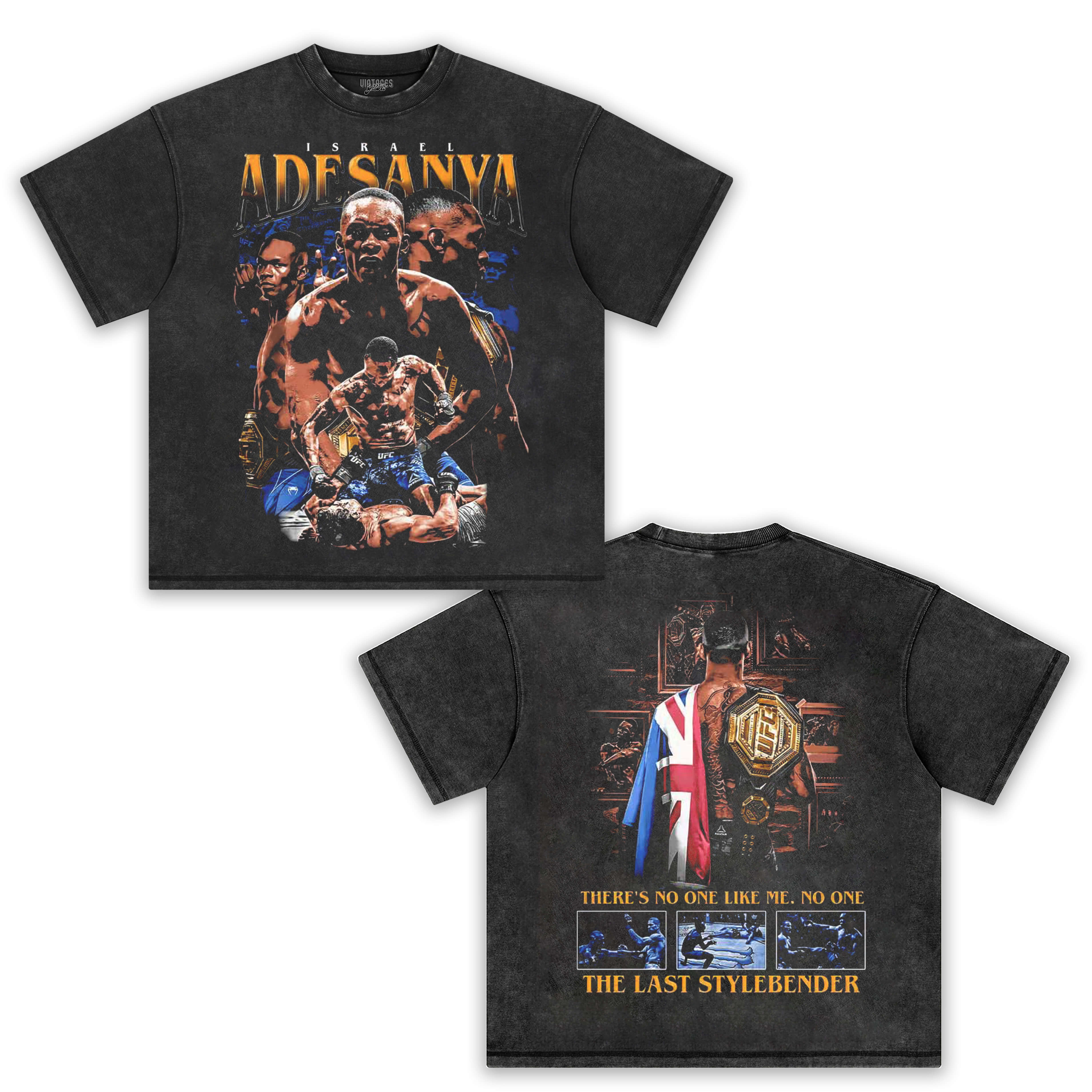 ISRAEL ADESANYA VINTAGE STYLE TEE
