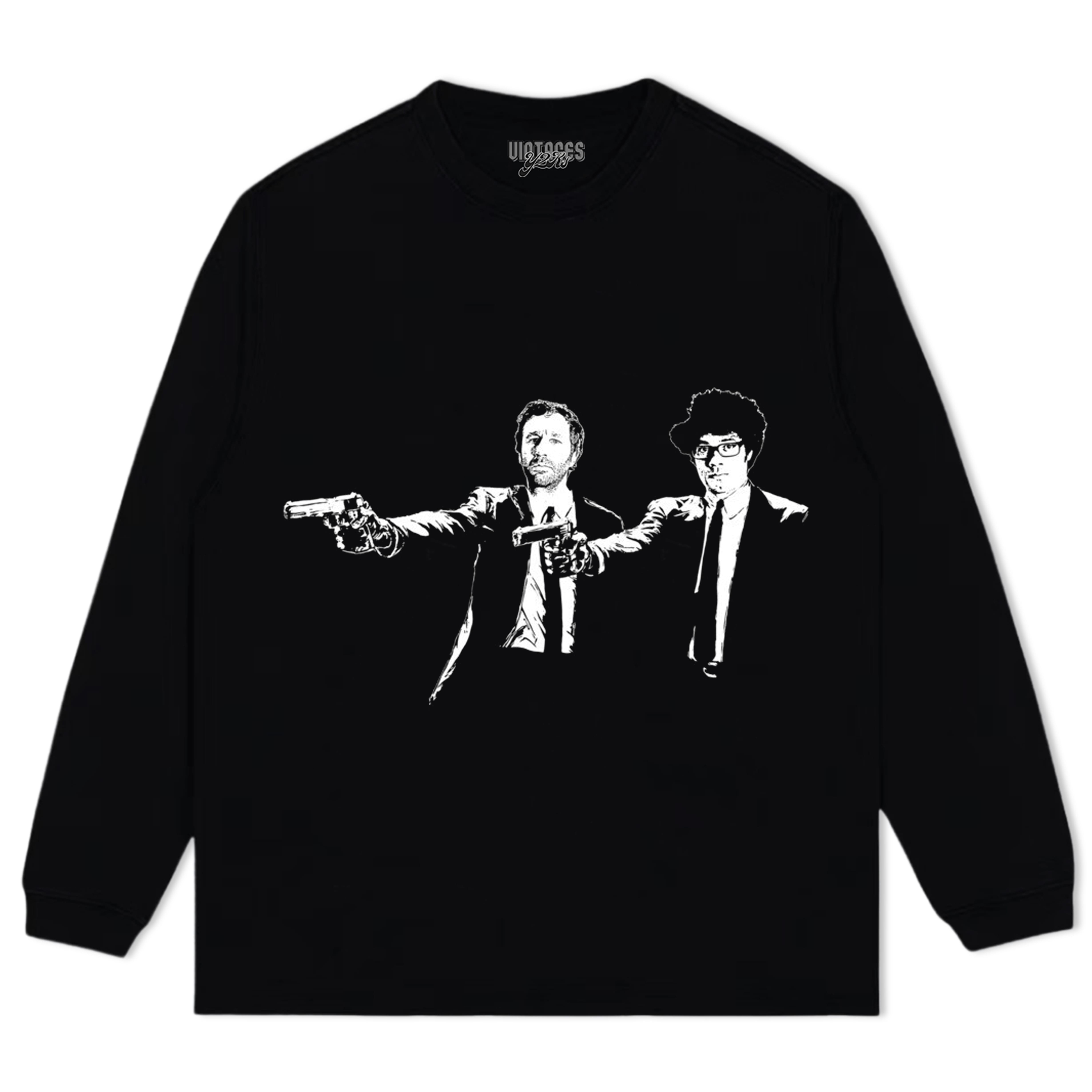 IT CROWD ROY AND MOSS PULP FICTION TANK TOP & TEE & LONG SLEEVE & LAYERED LS & HOODIE