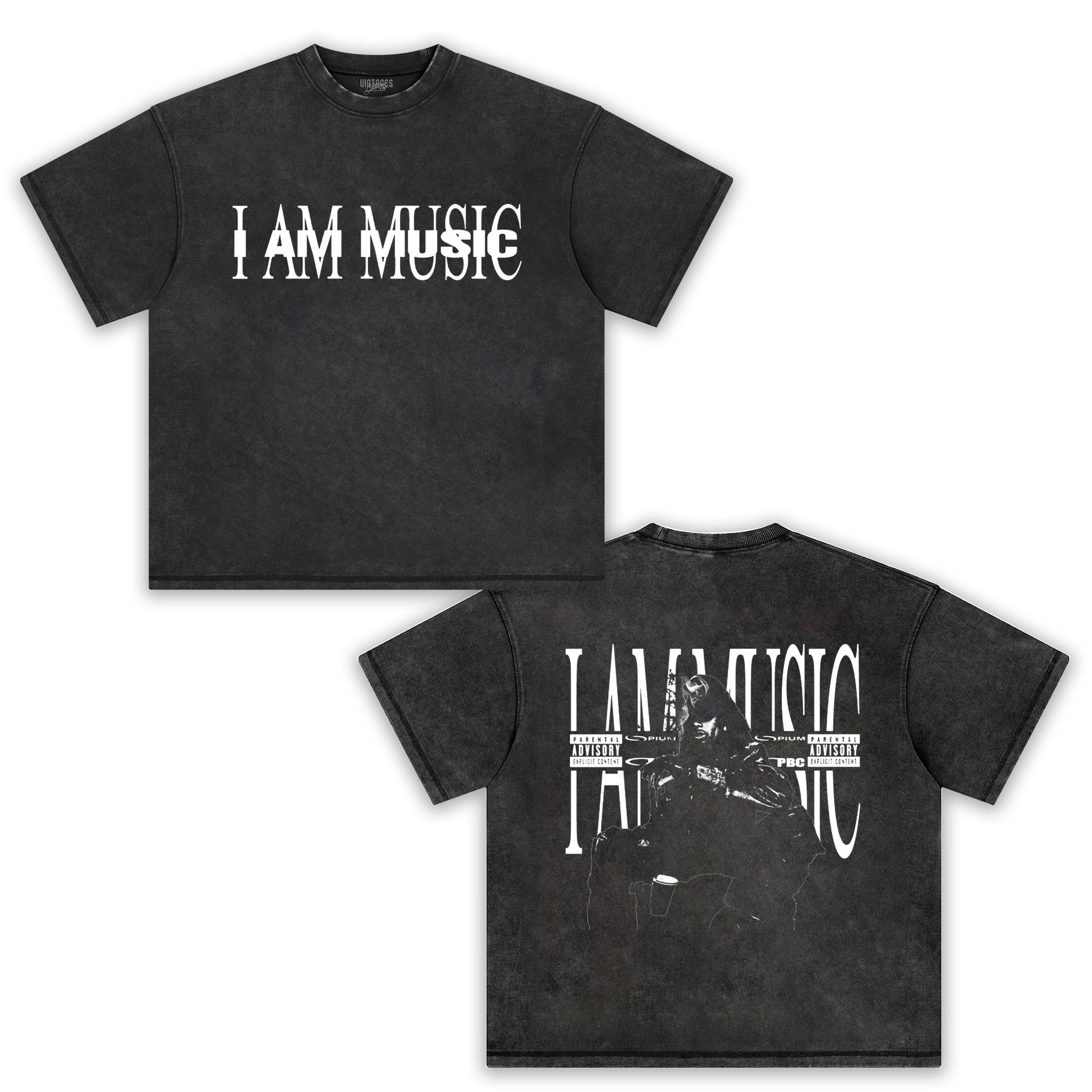 I AM MUSIC 2025 & PLAYBOI CARTI V4 TEE