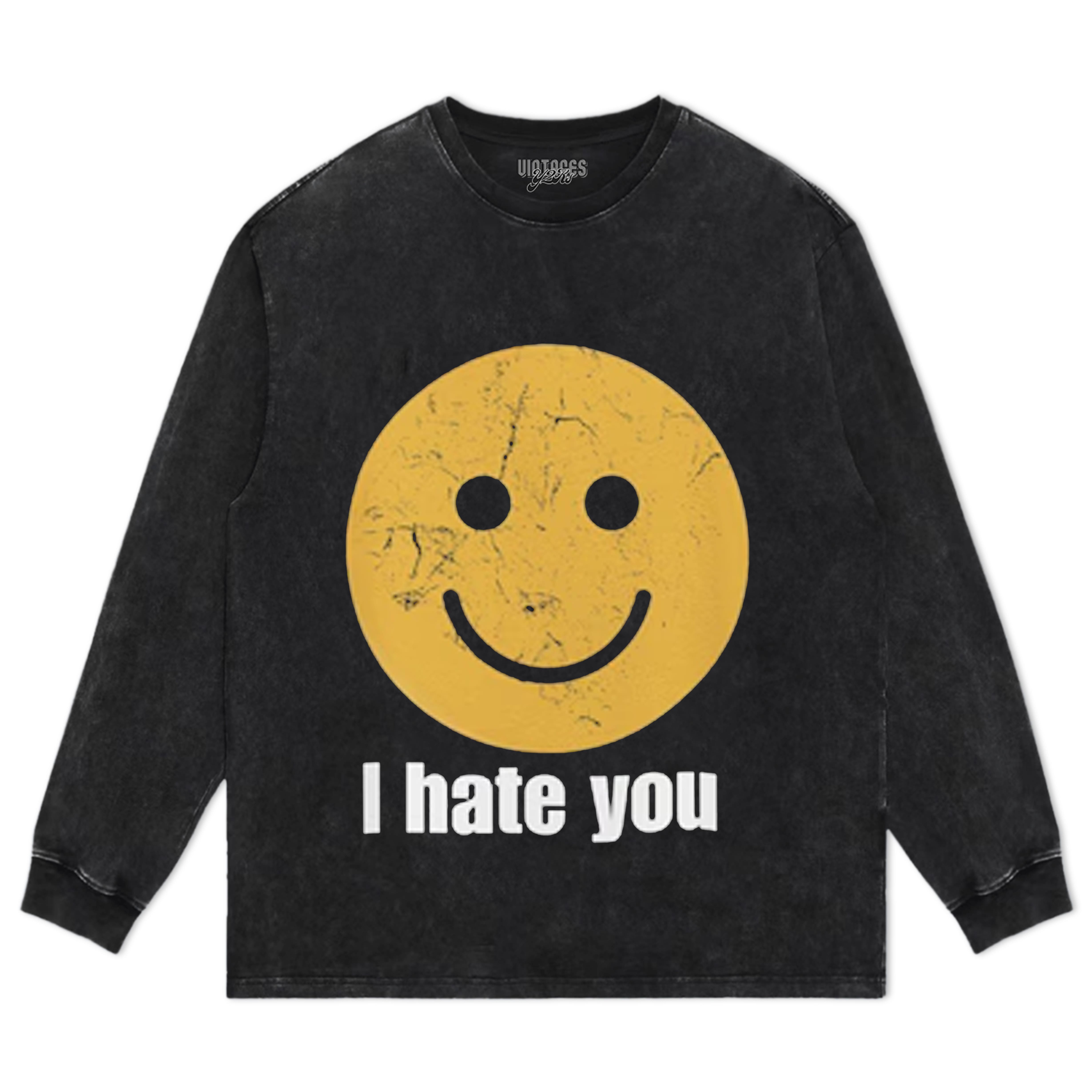 I HATE YOU SMILEY FACE TEE & LS & HOODIE