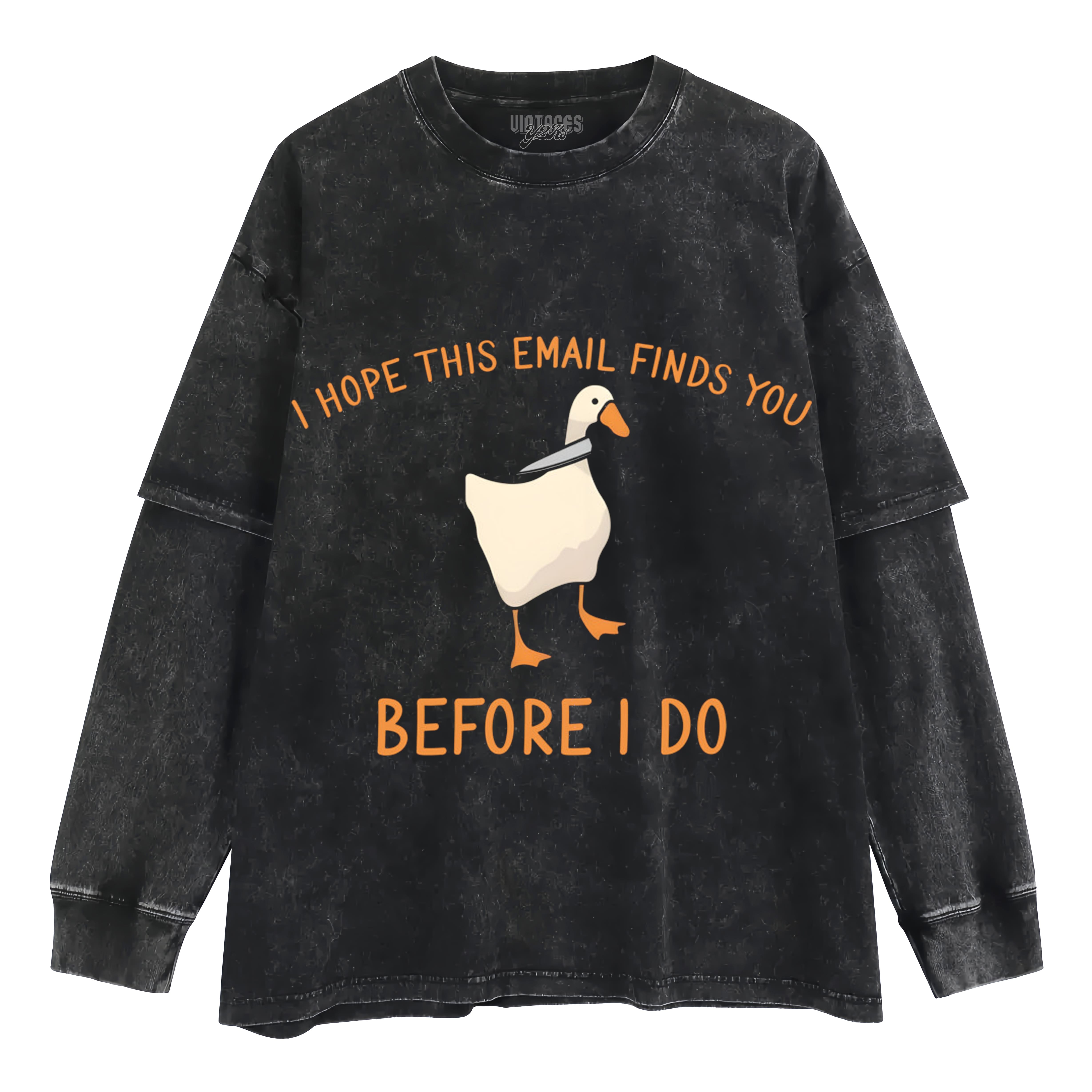 I HOPE THIS EMAIL FINDS YOU BEFORE I-DO LAYERED LONG SLEEVE