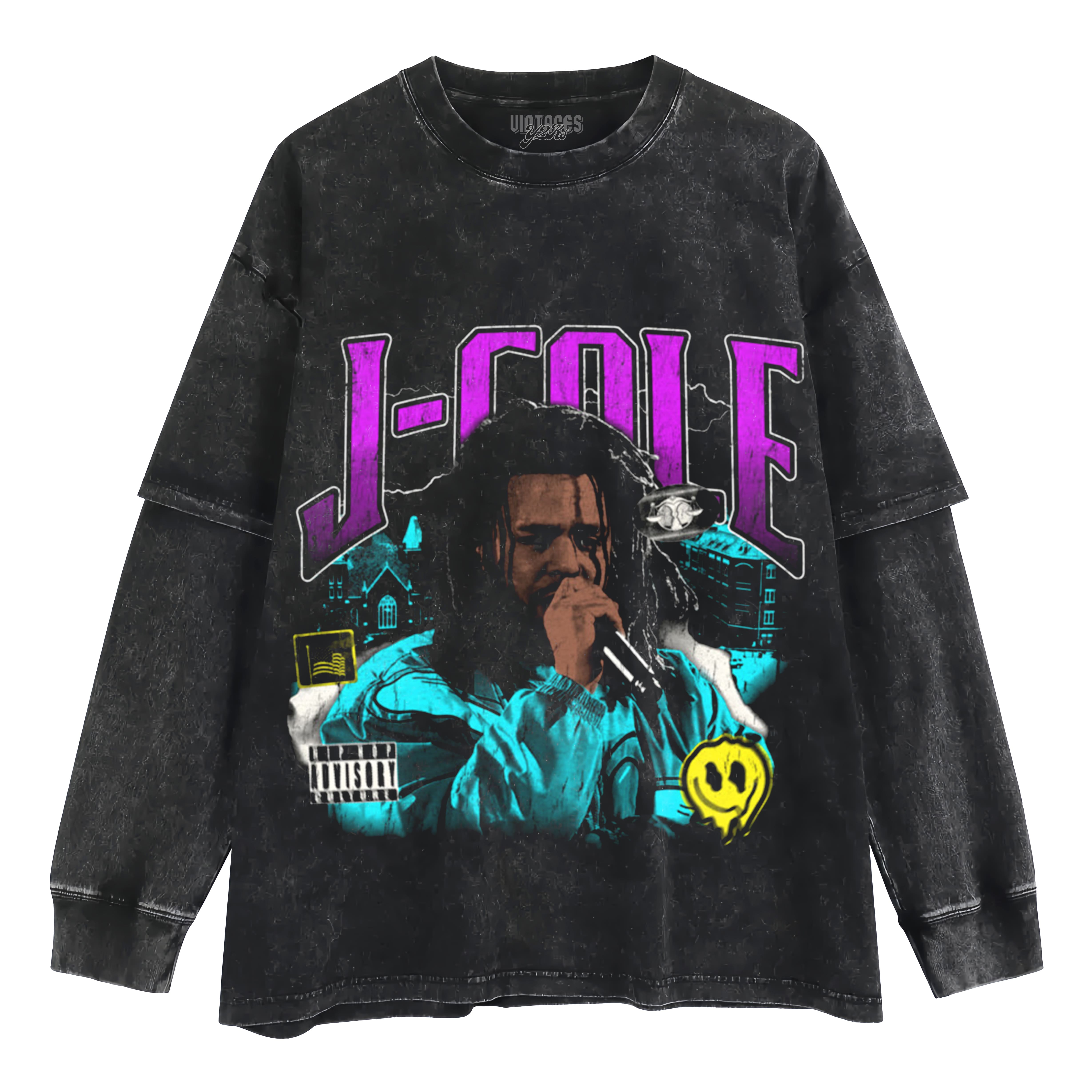 J. COLE FAN LAYERED LONG SLEEVE