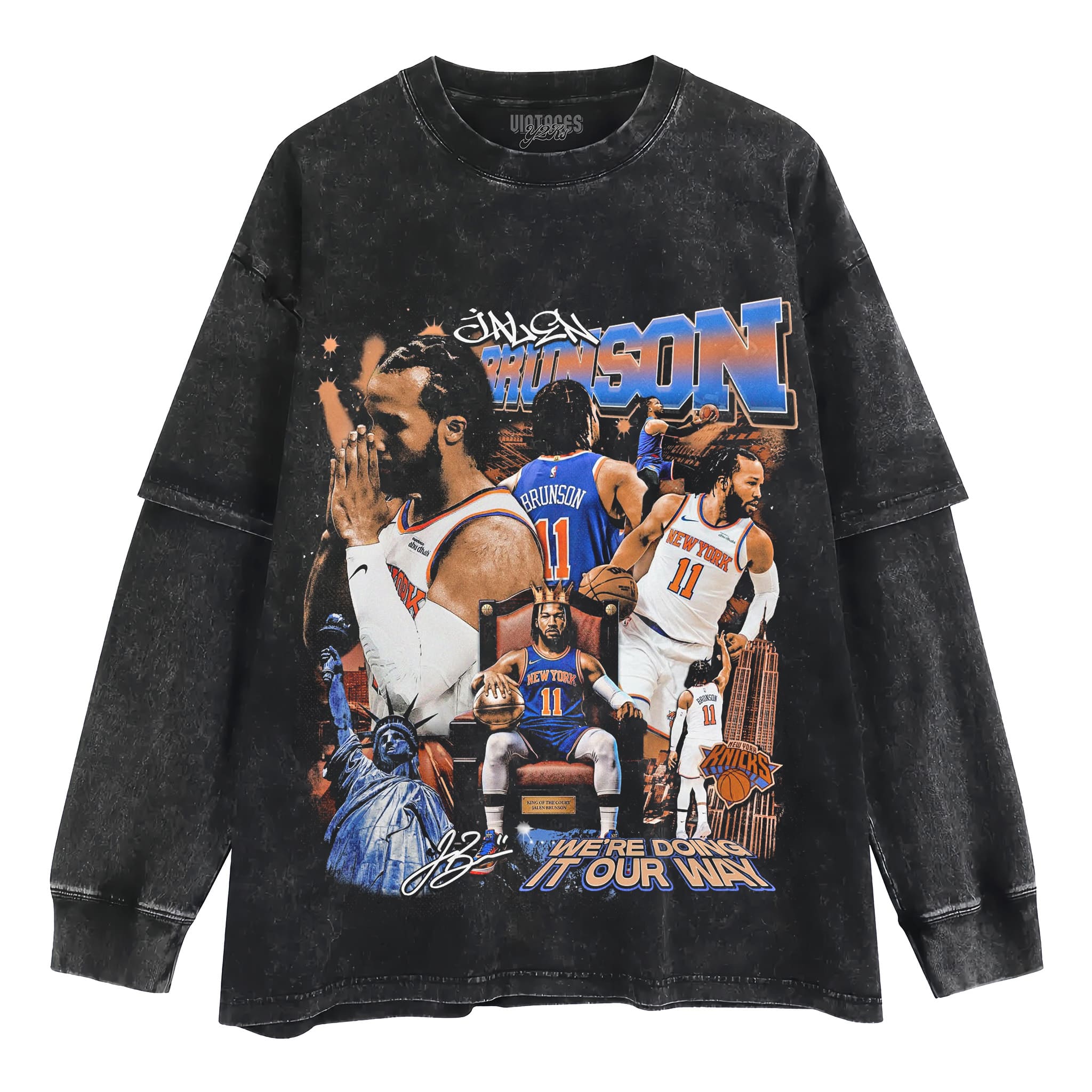 JALEN BRUNSON - NEW YORK CHAMPION 2026 TANK TOP & TEE & LONG SLEEVE & LAYERED LS & HOODIE