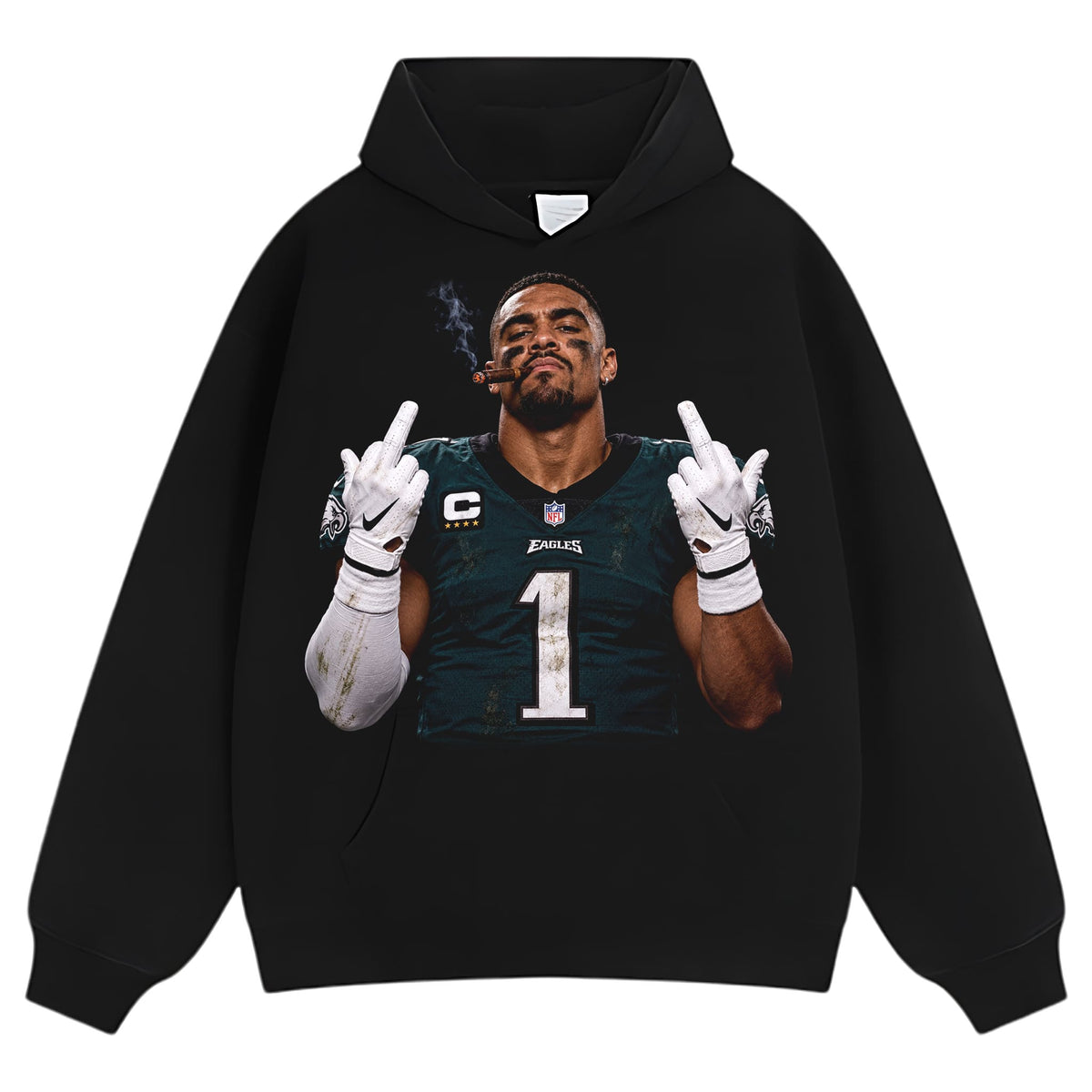 JALEN HURTS - MIDDLE FINGER TANK TOP & TEE & LONG SLEEVE & LAYERED LS & HOODIE