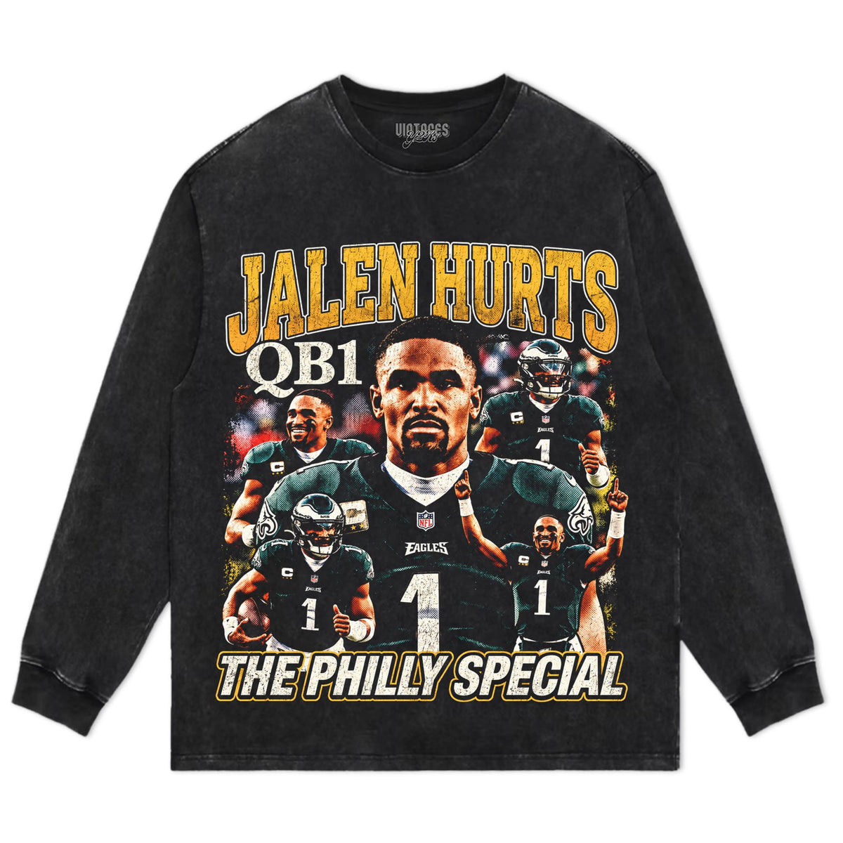 JALEN HURTS 2026 V2 VINTAGE TANK TOP & TEE & LONG SLEEVE & LAYERED LS & HOODIE