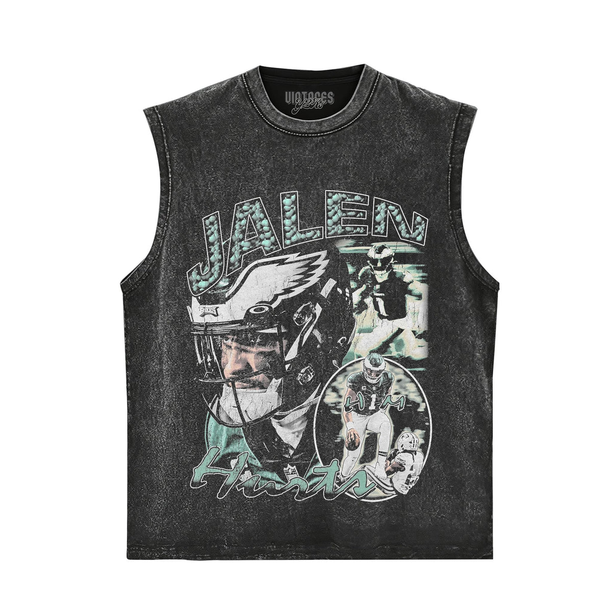 JALEN HURTS 2026 VINTAGE TANK TOP & TEE & LONG SLEEVE & LAYERED LS & HOODIE